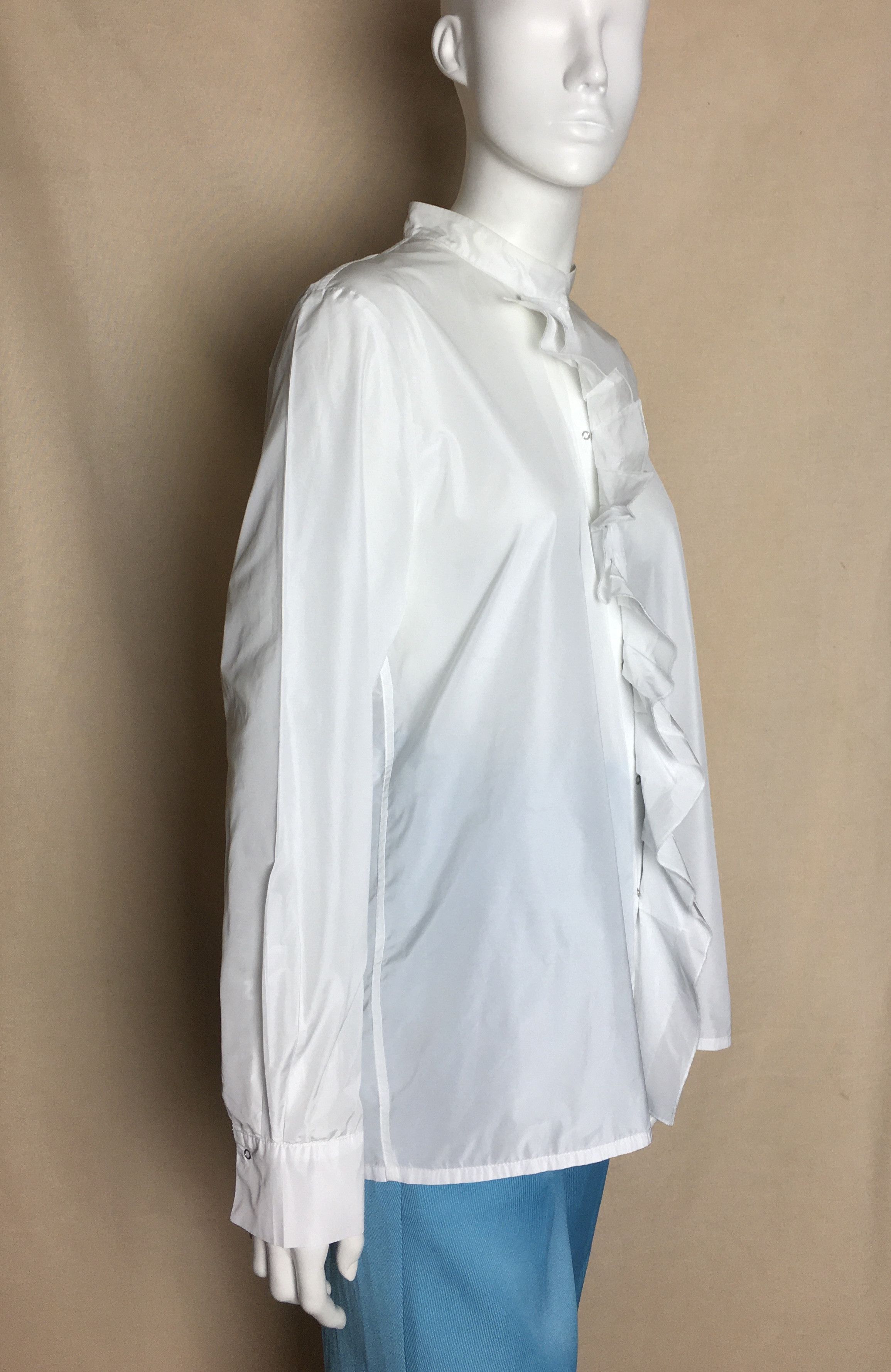 Other Katharina Hovman White Deco Blouse Shirt Size M / US 6-8 / IT 42-44 - 3 Thumbnail
