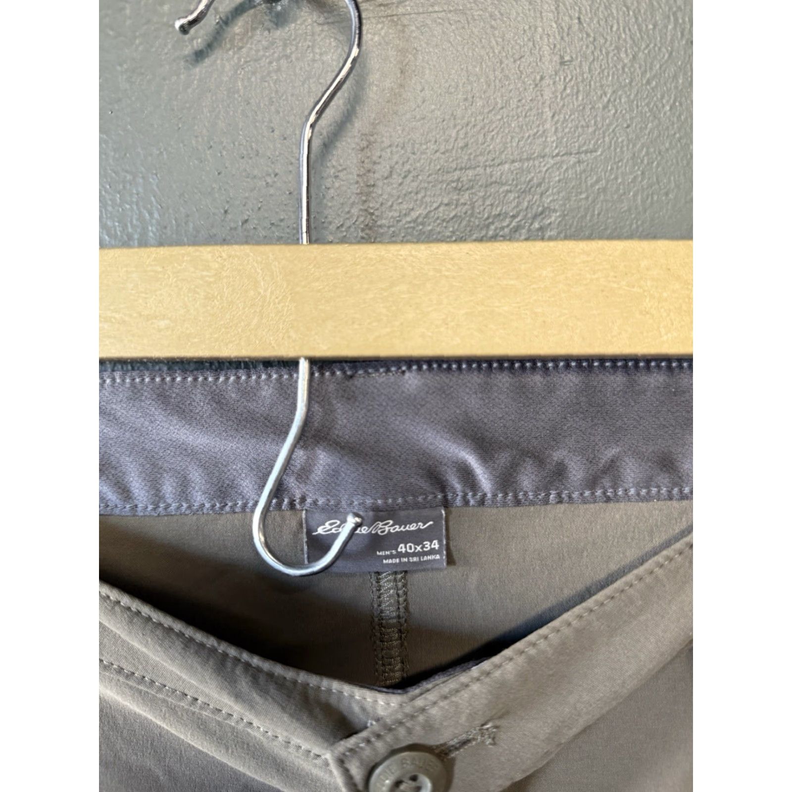 Eddie Bauer Eddie Bauer Mens Green Convertible Outdoor Hiking Pants Cargo Size 38 Inseam 34 40 x 34 Regular Menights? Size US 38 / EU 54 - 3 Thumbnail