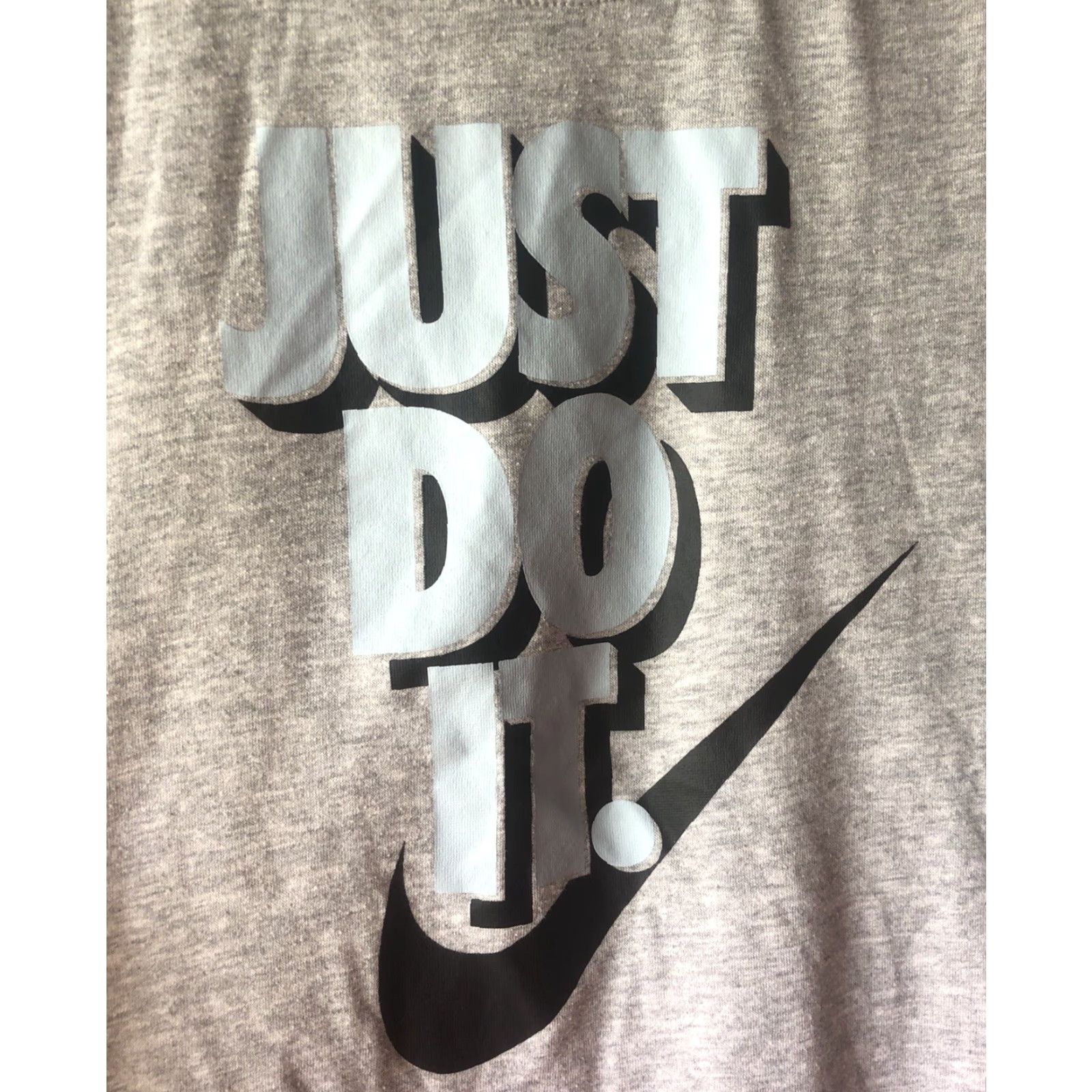 Nike Nike Just Do It Tank Women’s Medium Gray Sleeveless Crew Neck Shirt Tee Activewear Size M / US 6-8 / IT 42-44 - 2 Thumbnail