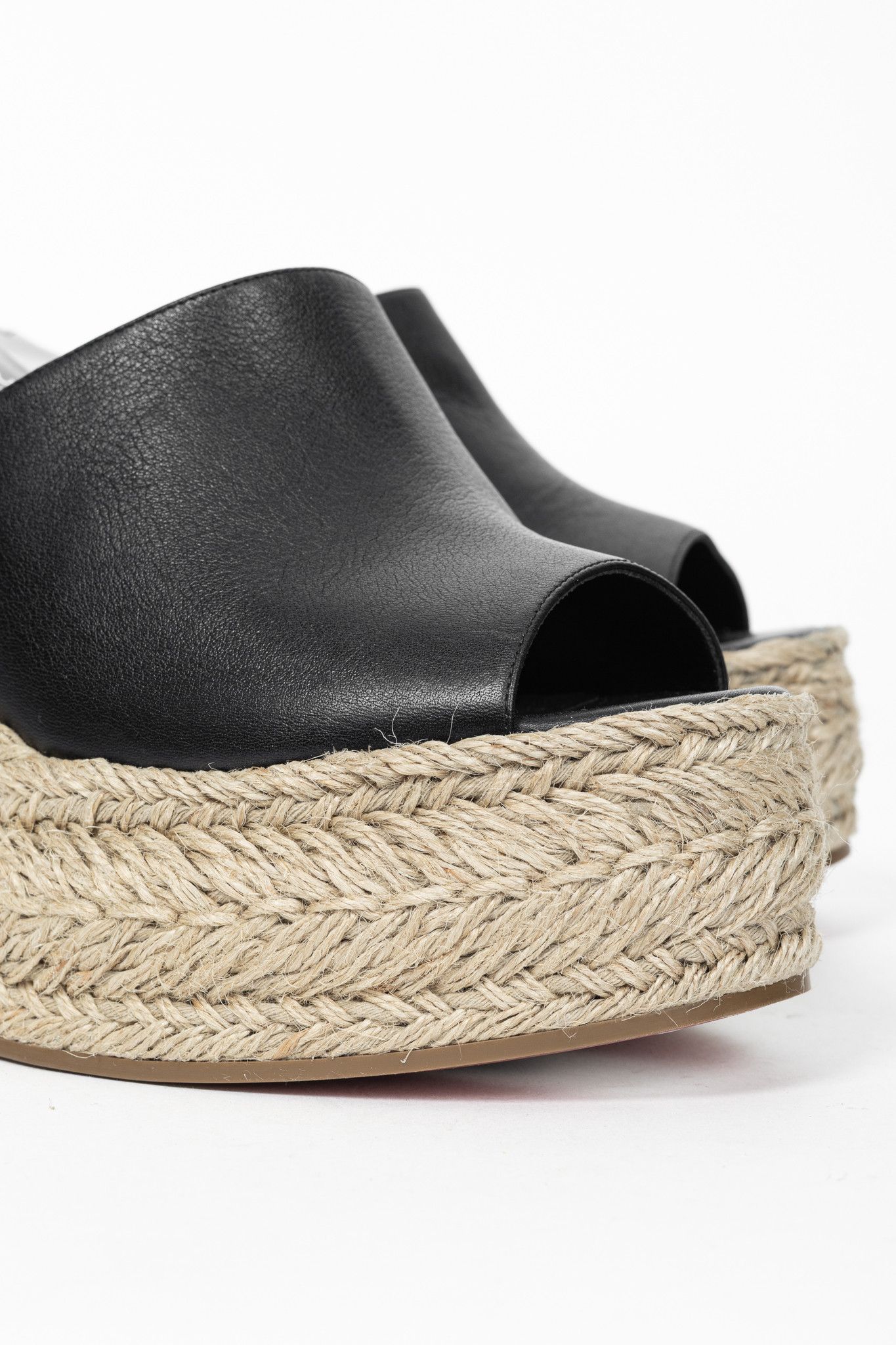 Christian Louboutin Christian Louboutin Ariella Zeppa Leather Espadrille Sandals Size US 9.5 / IT 39.5 - 7 Thumbnail