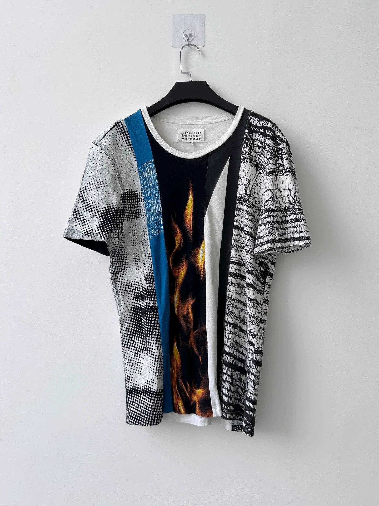 Maison Margiela Maison Margiela S/S15 3M Archive Phantom Flame Line Tee Size US S / EU 44-46 / 1 - 2 Thumbnail
