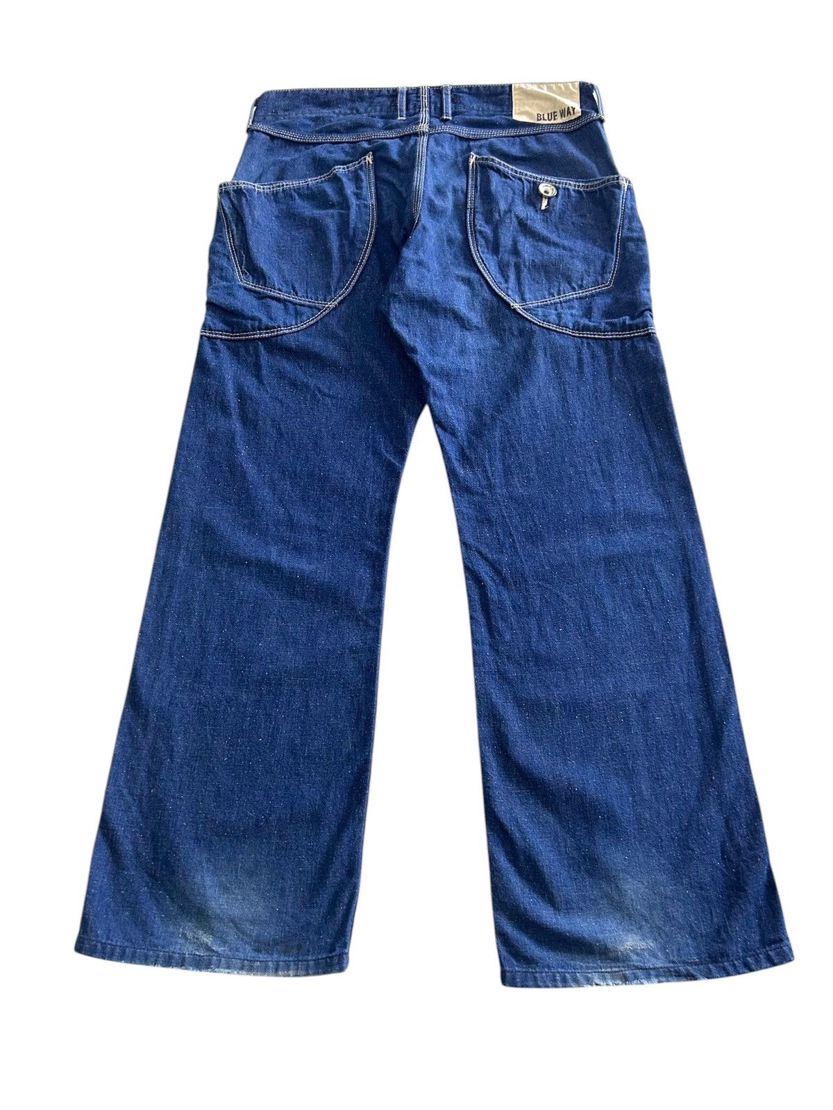 Japanese Brand × Vintage 💥 Vintage Japanese Denim Blue Way Nippon Classic Jeans Size US 32 / EU 48 - 2 Thumbnail