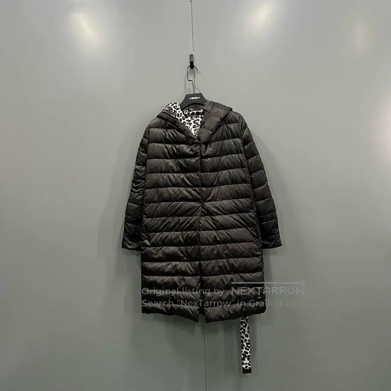 Max Mara Max Mara Leopard Print Double-faced Hooded Jacket Size M / US 6-8 / IT 42-44 - 4 Thumbnail