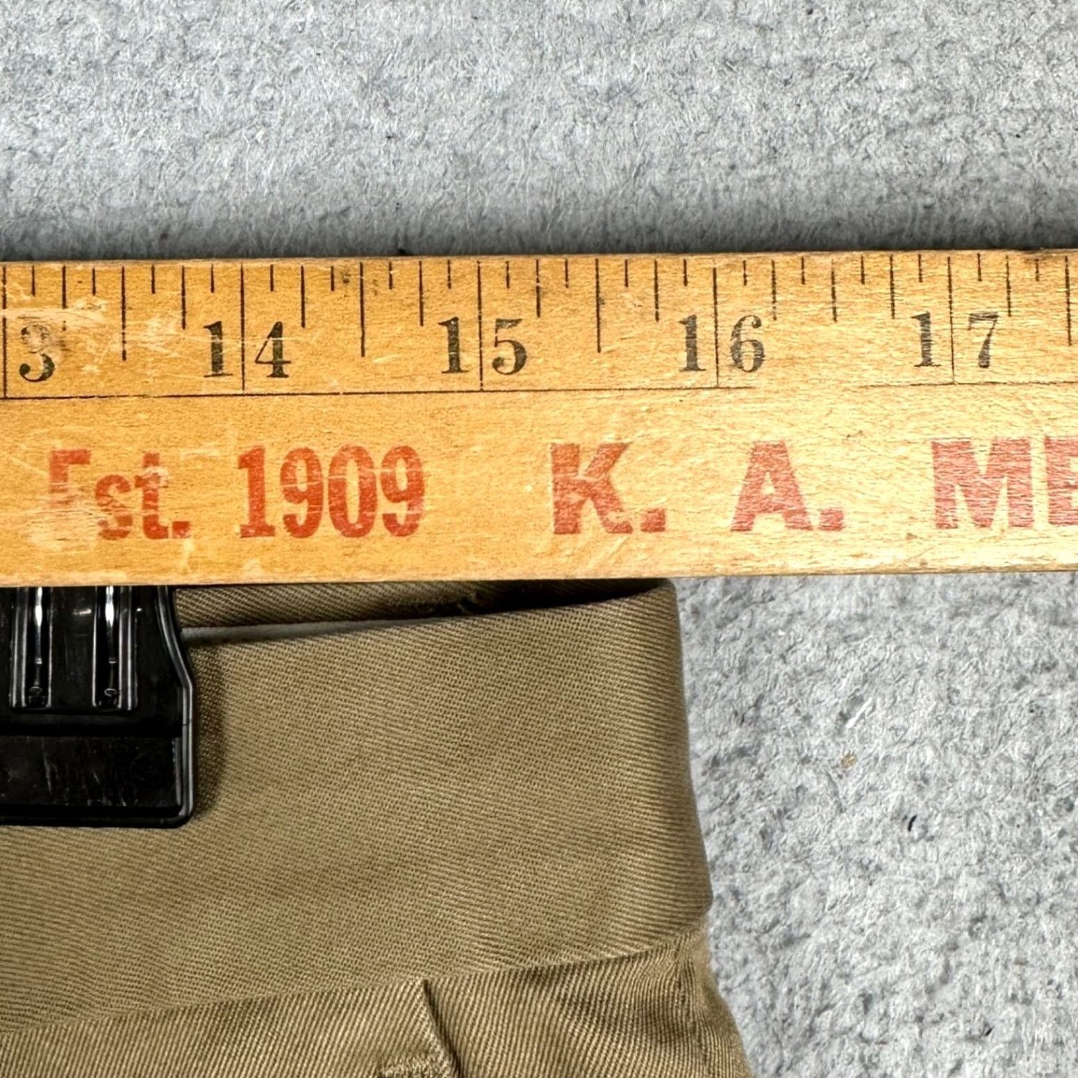 Banana Republic Banana Republic Emerson Straight Fit Chino Pants Mens 31X30 Tan Khakis Stretch Size US 31 - 5 Thumbnail