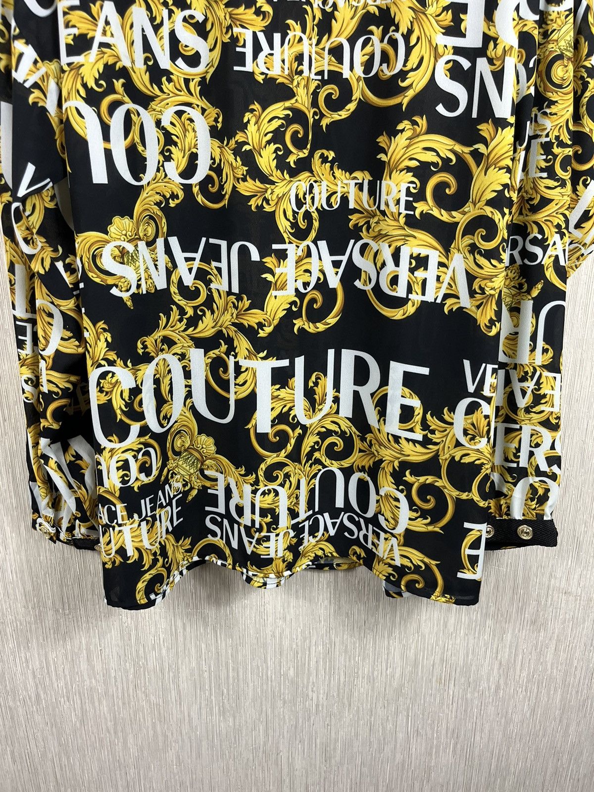 Versace × Versace Jeans Couture Versace Jeans Couture full print shirt gold details monogram Size US L / EU 52-54 / 3 - 25 Thumbnail