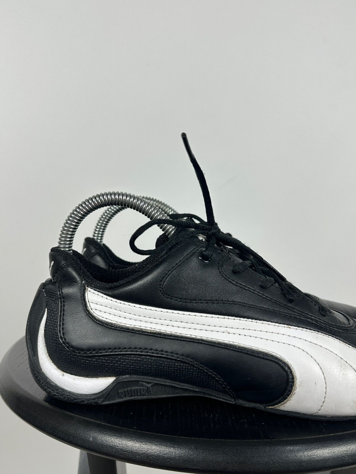 Puma Vintage Puma Speedcat Black/White Leather Y2K Sneakers Size US 5 / IT 35 - 12 Thumbnail