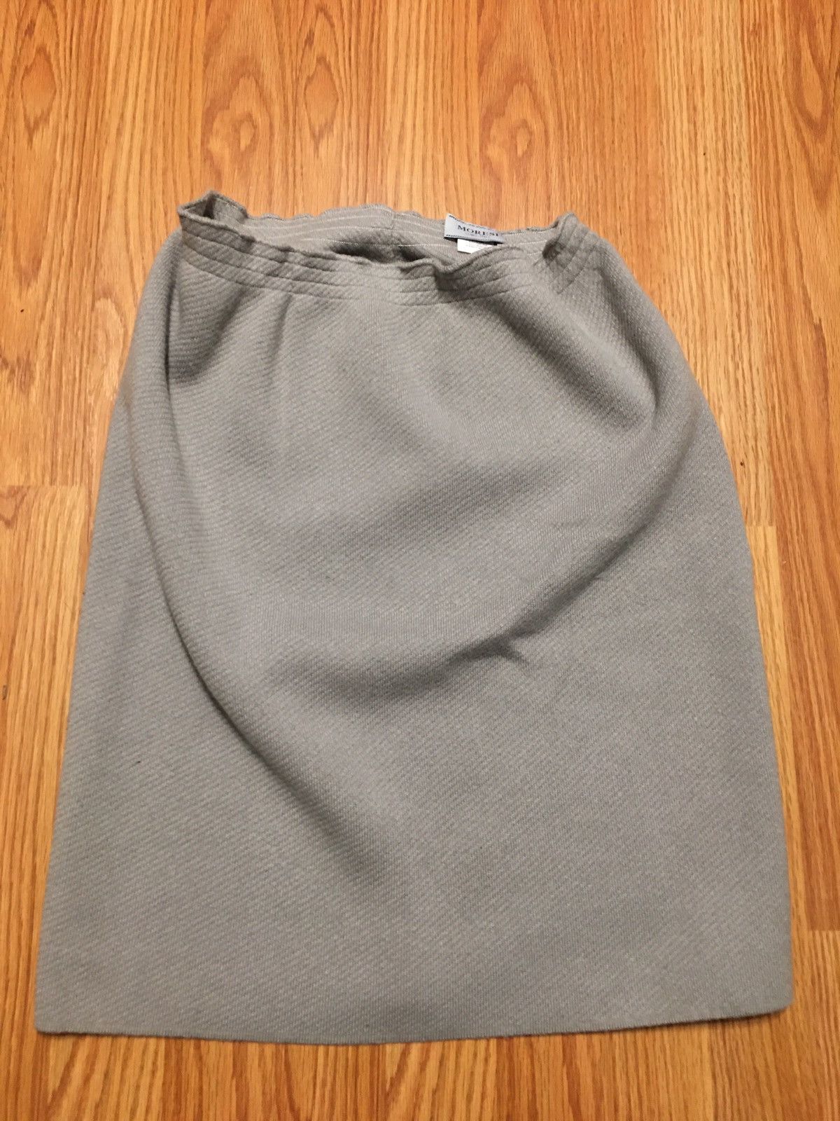 Other MORESI Como Italy Grey Pure Cashmere Skirt Size S Size 26" / US 2 / IT 38 - 6 Thumbnail