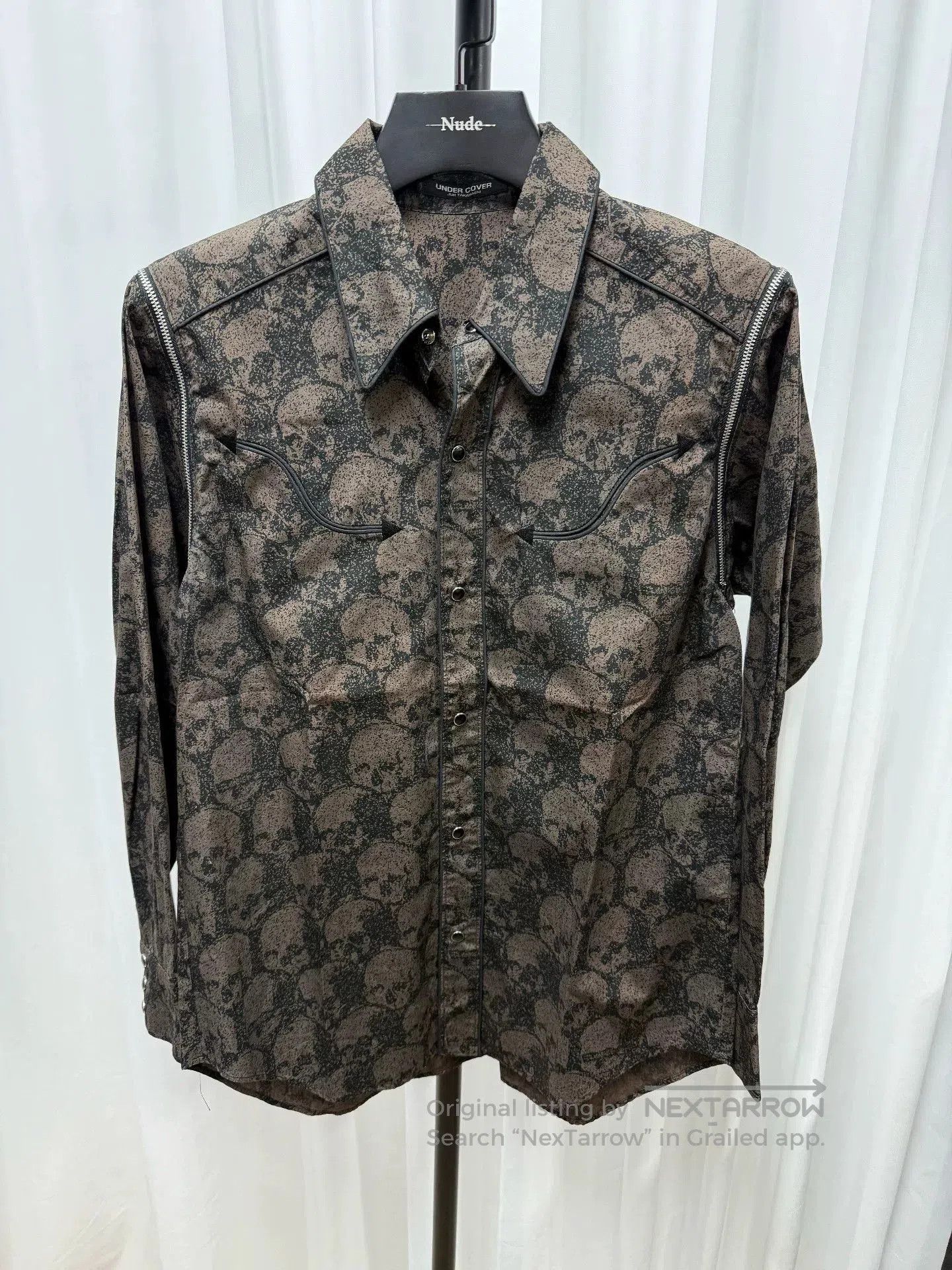 Comme des Garcons Homme Plus limited edition skull zip shirt. Size US L / EU 52-54 / 3 - 1 Thumbnail