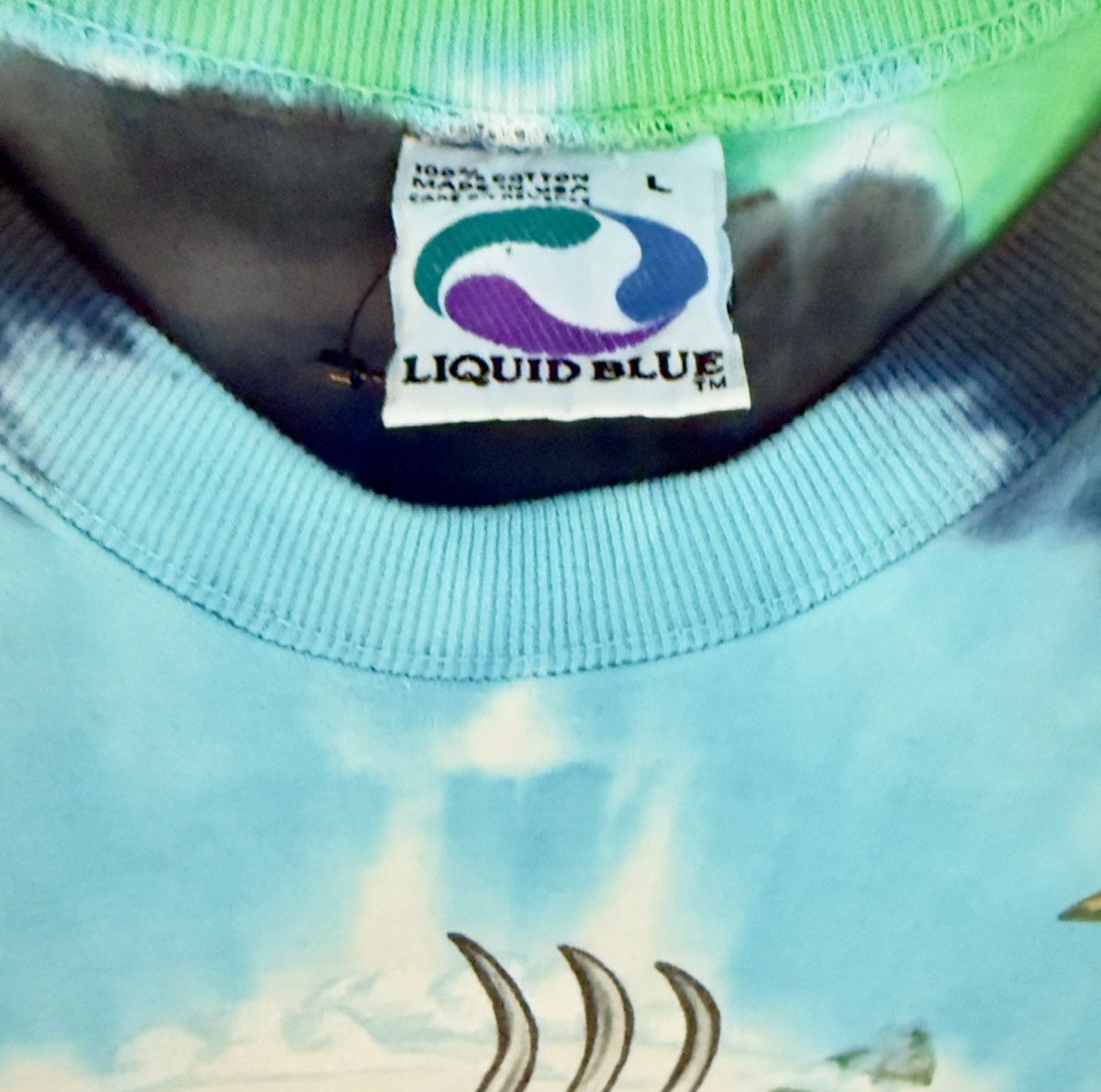 Liquid Blue Liquid Blue - Grateful Dead Tie Die T Shirt (1995) Size US L / EU 52-54 / 3 - 3 Thumbnail