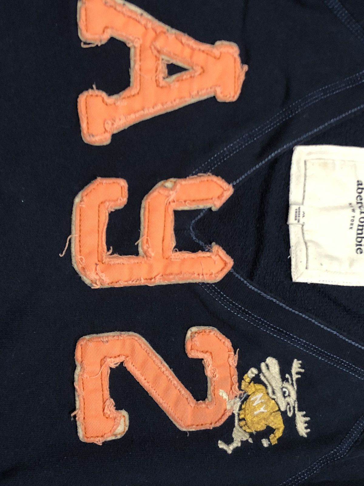 Abercrombie & Fitch Abercrombie Sweatshirt Dress Moose Logo Long Sleeve Tunic Size XL / US 12-14 / IT 48-50 - 3 Thumbnail