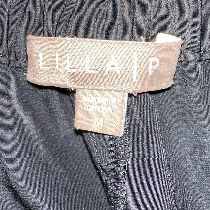 Other Lilla P Black Pull On Cropped Capri Pants Size 32" / US 10 / IT 46 - 6 Thumbnail