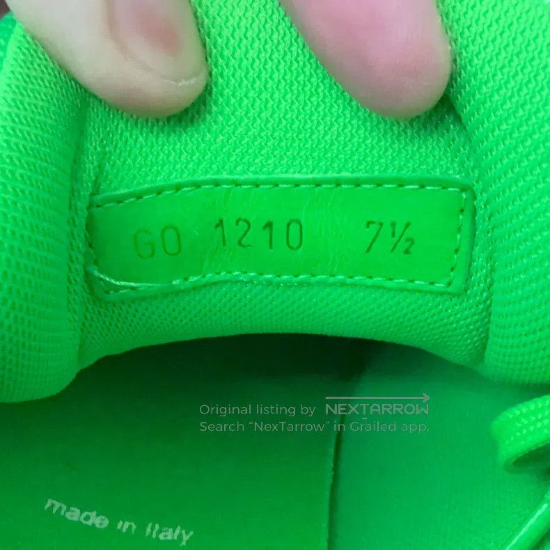 Louis Vuitton Louis Vuitton Trainer Monogram Denim Fluorescent Green sho Size US 7.5 / EU 40-41 - 5 Thumbnail