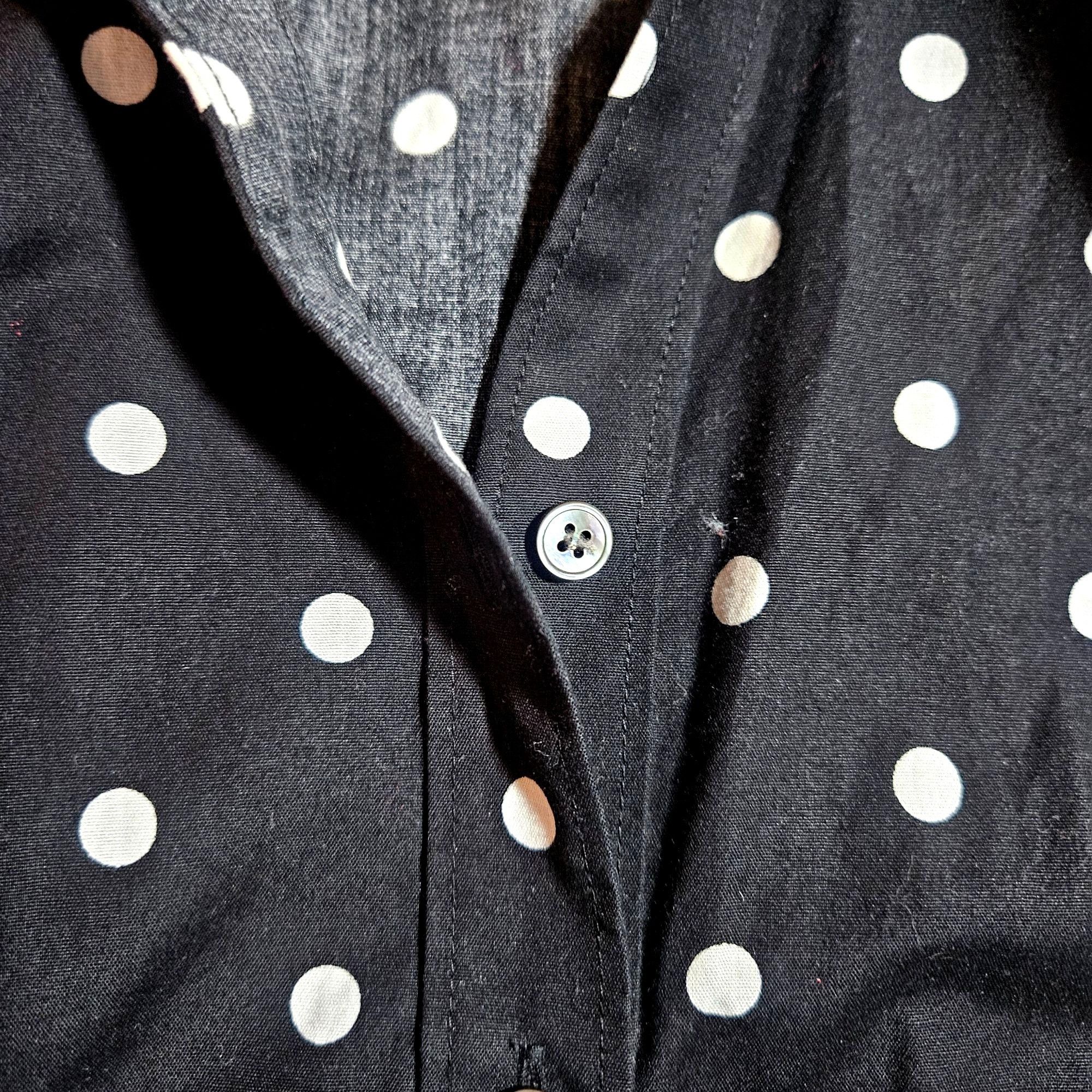 Talbots Talbots Woman Black White Trendy Polka Dot Top 6 Classic Ret Size M / US 6-8 / IT 42-44 - 10 Thumbnail