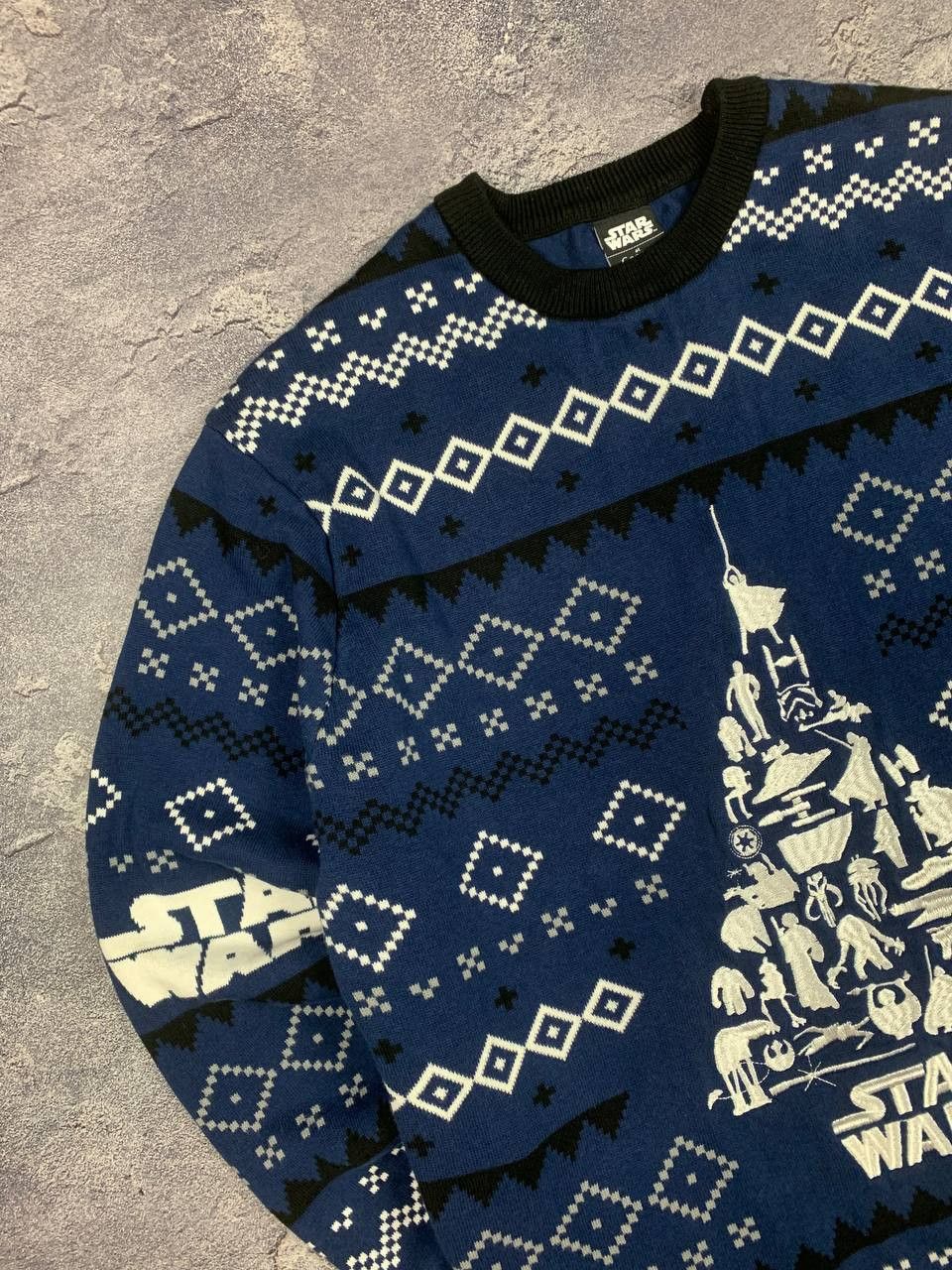 Star Wars Star Wars Blue Holiday Sweater Size L – Cotton – Classic Size US L / EU 52-54 / 3 - 2 Thumbnail
