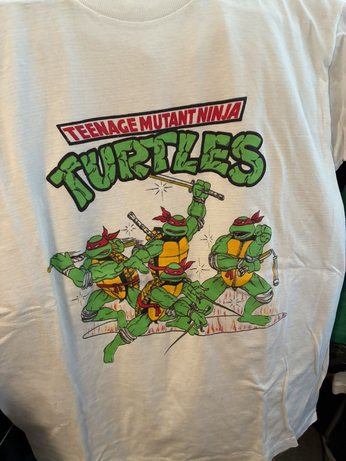 Vintage Vintage 90s Teenage Mutant Ninja Turtles tee shirt Size US XL / EU 56 / 4 - 2 Thumbnail