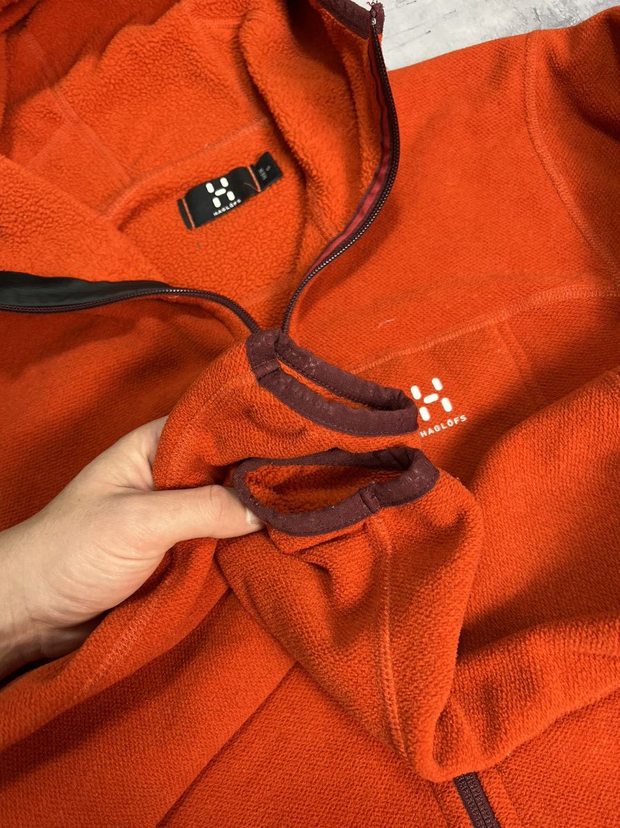 Haglofs × Vintage Haglofs Fleece Vintage Gorpcore Hoodie Zip Polartec Size US S / EU 44-46 / 1 - 5 Thumbnail