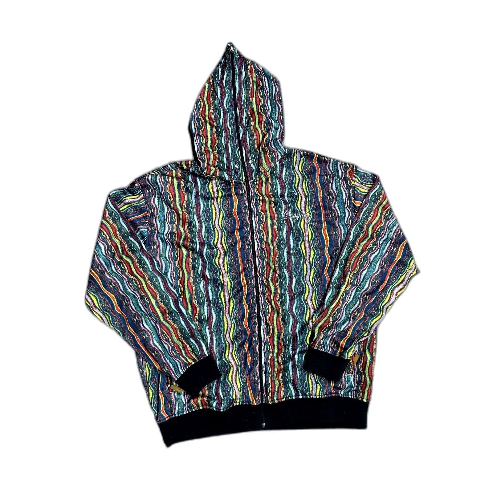 Coogi COOGI Longreef Zip Hoodie Streetwear Urban Multicolor XXL Fl Size US XXL / EU 58 / 5 - 2 Thumbnail