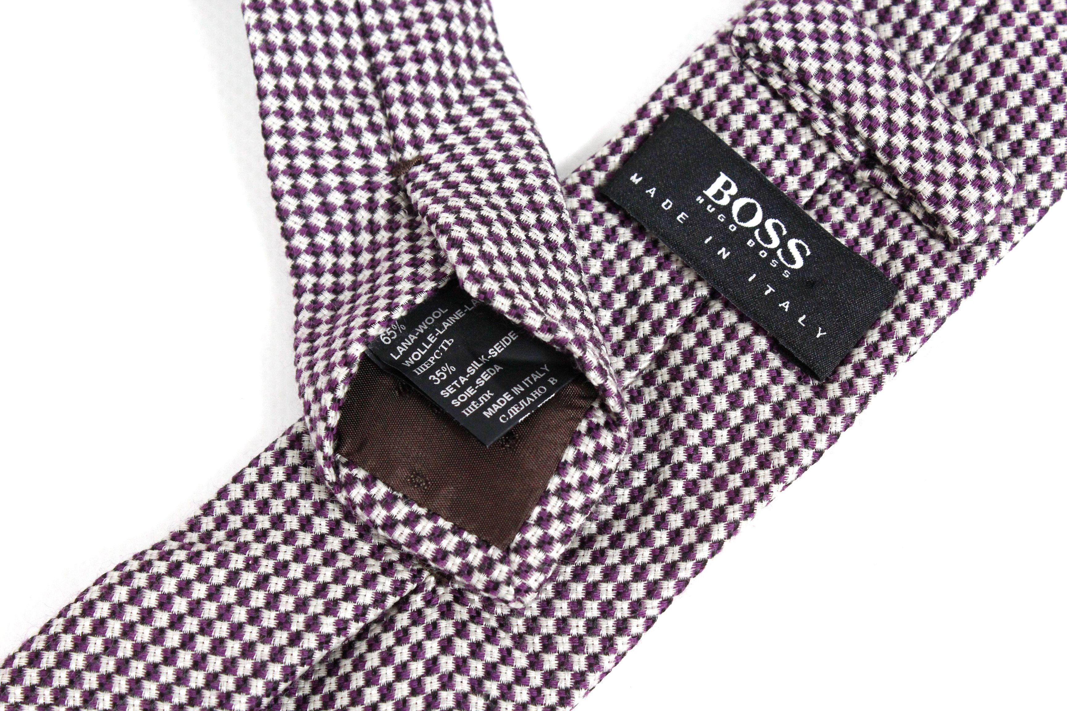 Hugo Boss Hugo Boss Italy Made Wool Silk Knit Tie Cravatte Size ONE SIZE - 3 Thumbnail