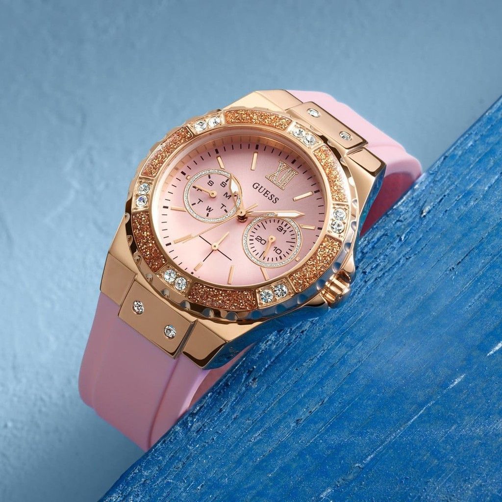 Guess Guess Limelight Crystal Chronograph Sport Women Ladies Watch Size ONE SIZE - 6 Thumbnail