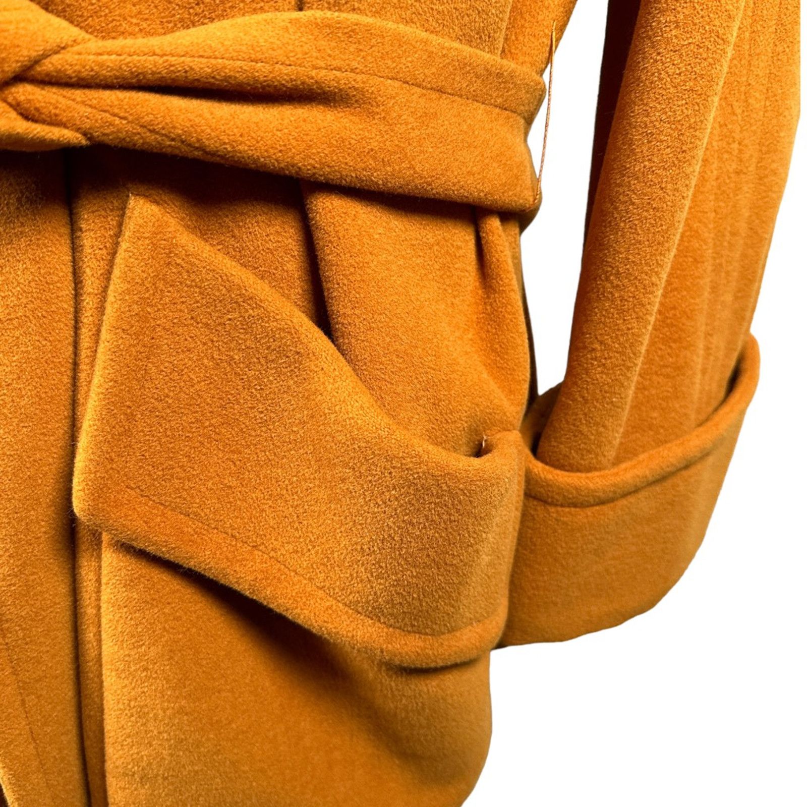 Loewe Loewe Jacket Coat Orange Open Pockets Cashmere Wool Vintage Size M / US 6-8 / IT 42-44 - 4 Thumbnail
