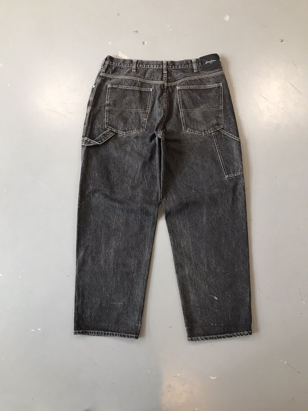 Sean John × Vintage Vintage Sean John spell out double knee carpenter denim Size US 38 / EU 54 - 5 Thumbnail