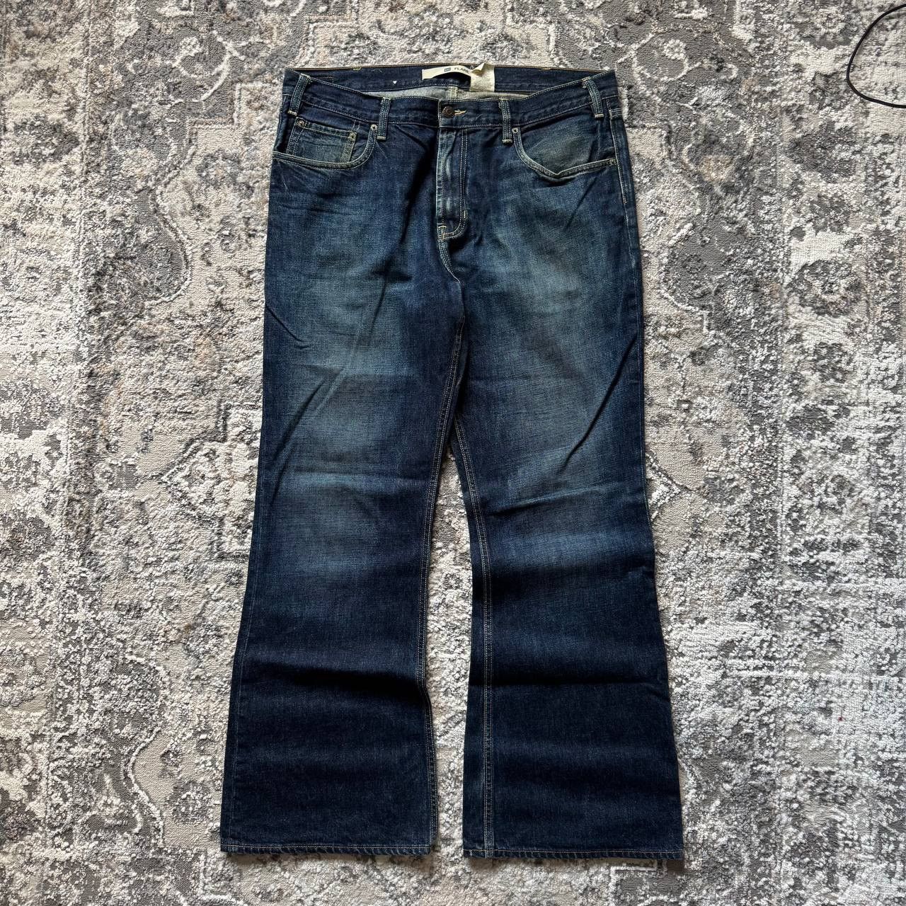 Gap Crazy Gap Ultra Flare Wide Baggy Washed Curvy Flare Jeans Size US 38 / EU 54 - 1 Thumbnail