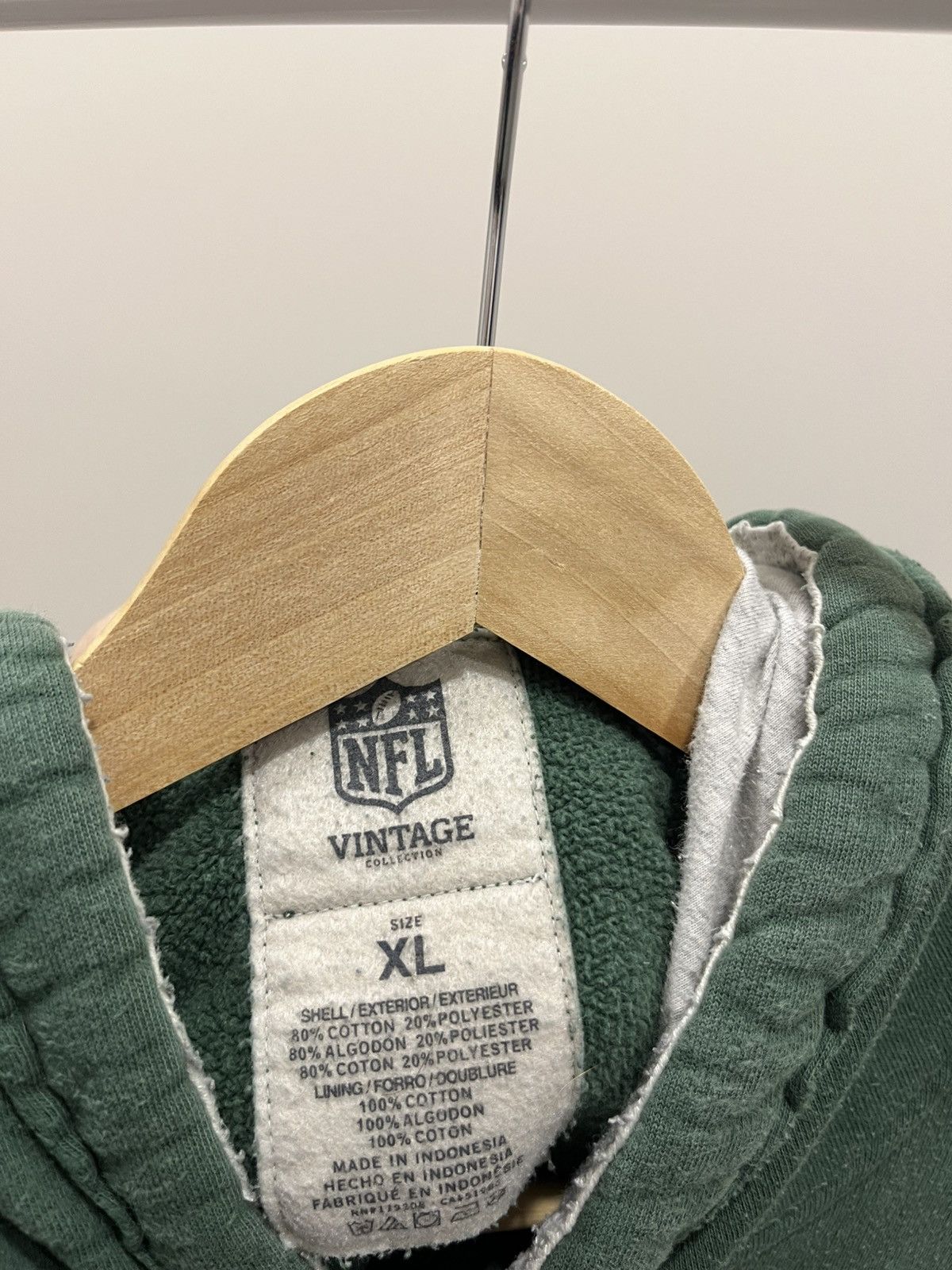 NFL Vintage 90s New York Y2K Jets Hoodie Green USA Size US XL / EU 56 / 4 - 5 Thumbnail
