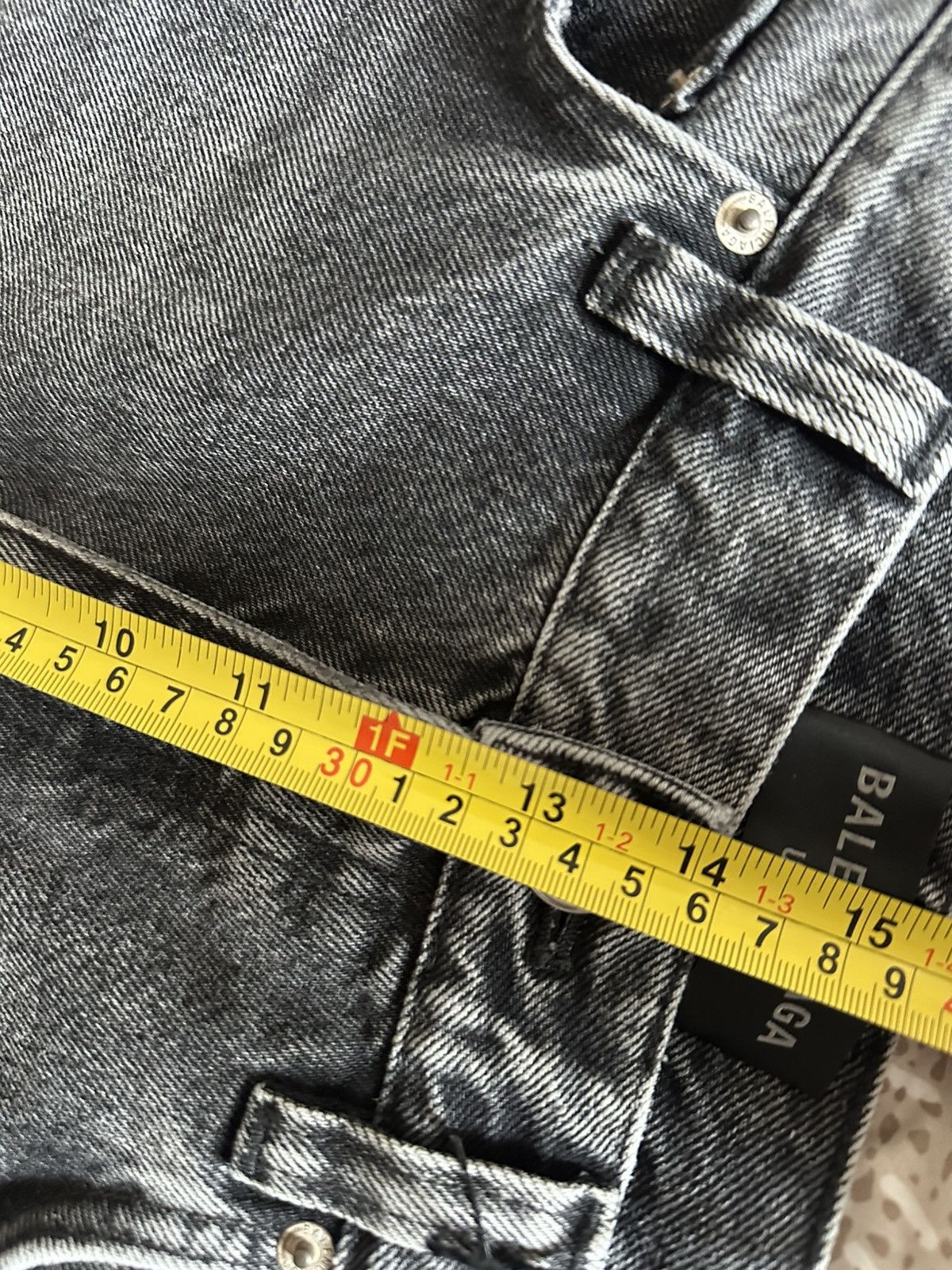 Balenciaga [S] Fall22 The Lost Tape Gray flared jeans Size US 33 - 12 Thumbnail