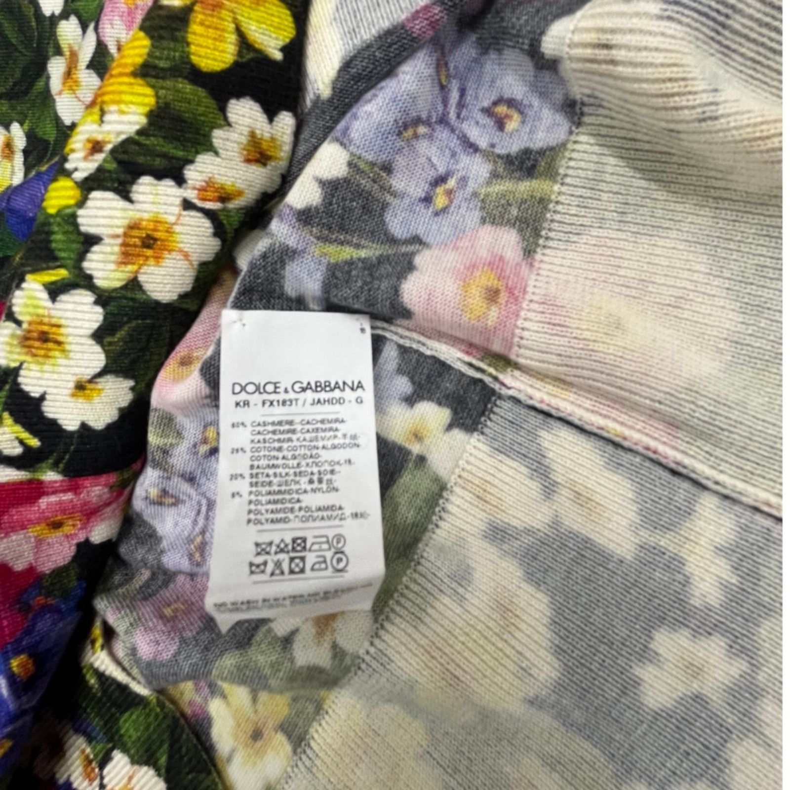 Dolce & Gabbana Dolce & Gabbana Floral cashmere lace sleeveless top Multi 42 Size M / US 6-8 / IT 42-44 - 8 Thumbnail