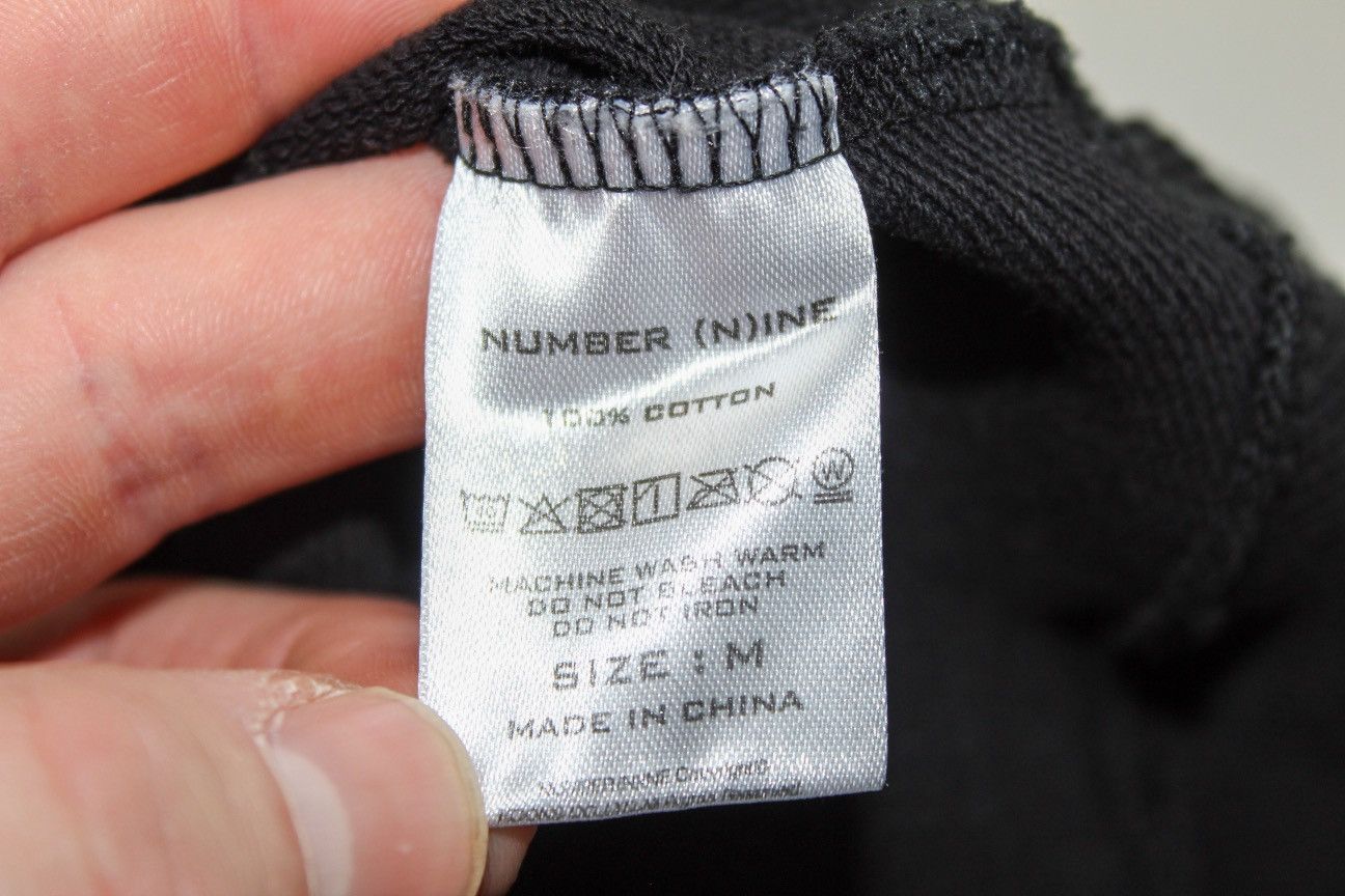 Number (N)ine Logo Crewneck Sweatshirt Size US M / EU 48-50 / 2 - 4 Thumbnail