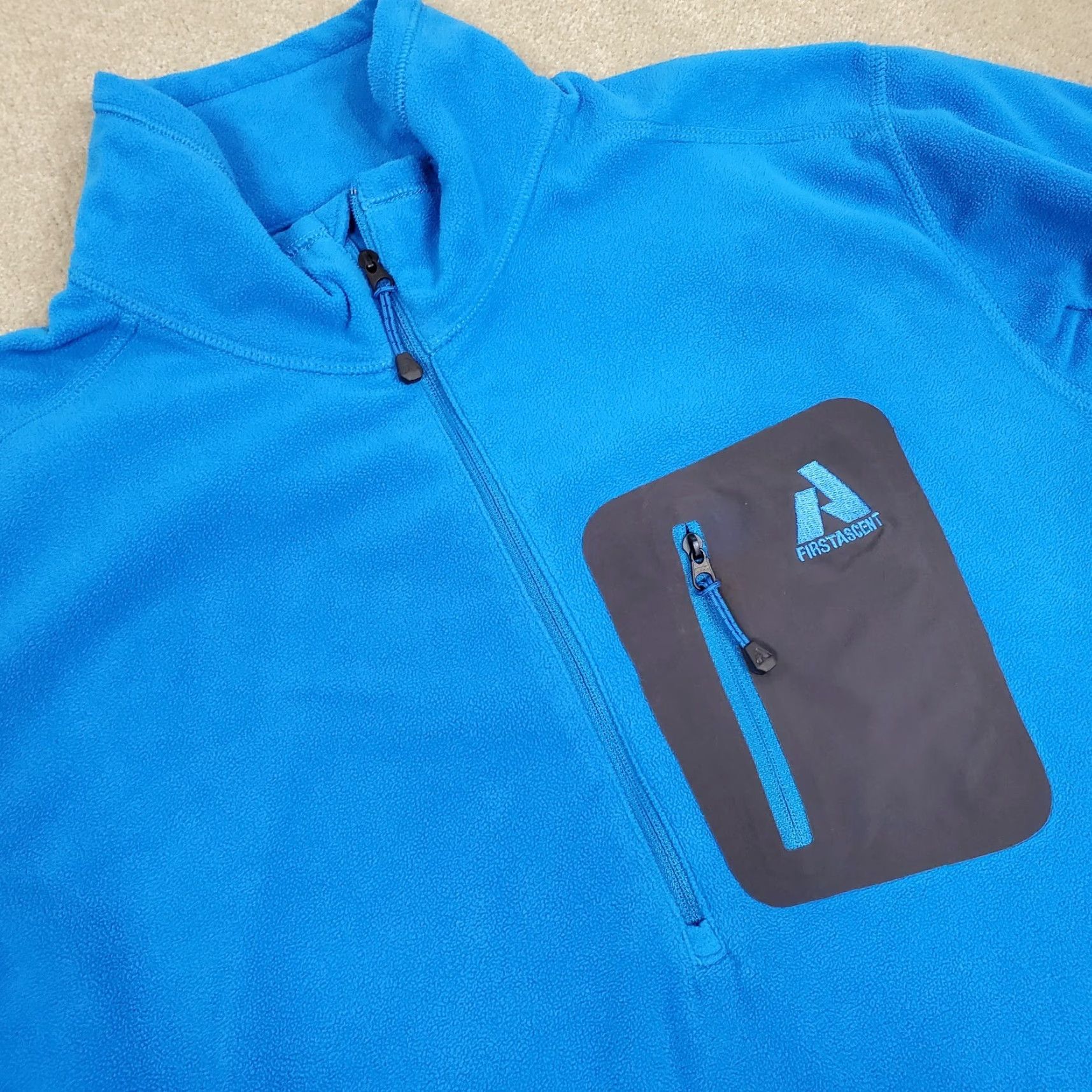 Eddie Bauer Eddie Bauer Jacket Mens Medium Blue First Ascent Fleece 1/4 Zip Pullover Size US M / EU 48-50 / 2 - 2 Thumbnail