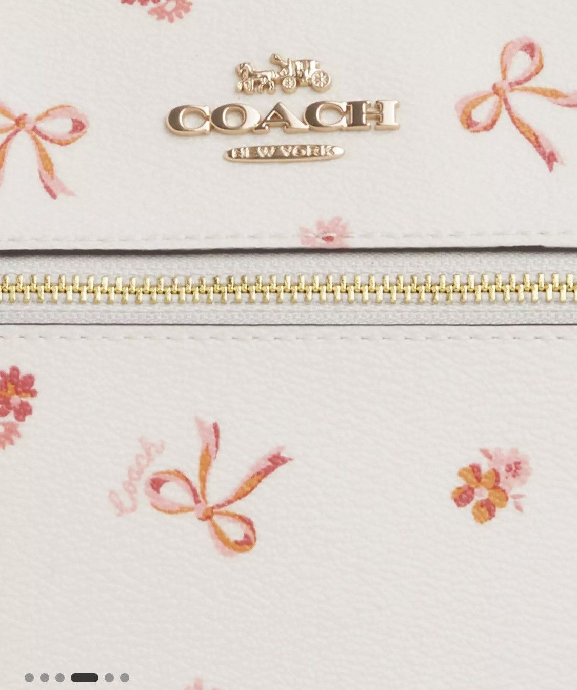 Coach Coach Mini Rowan File Bag With Bow Print cn768 Size ONE SIZE - 4 Thumbnail