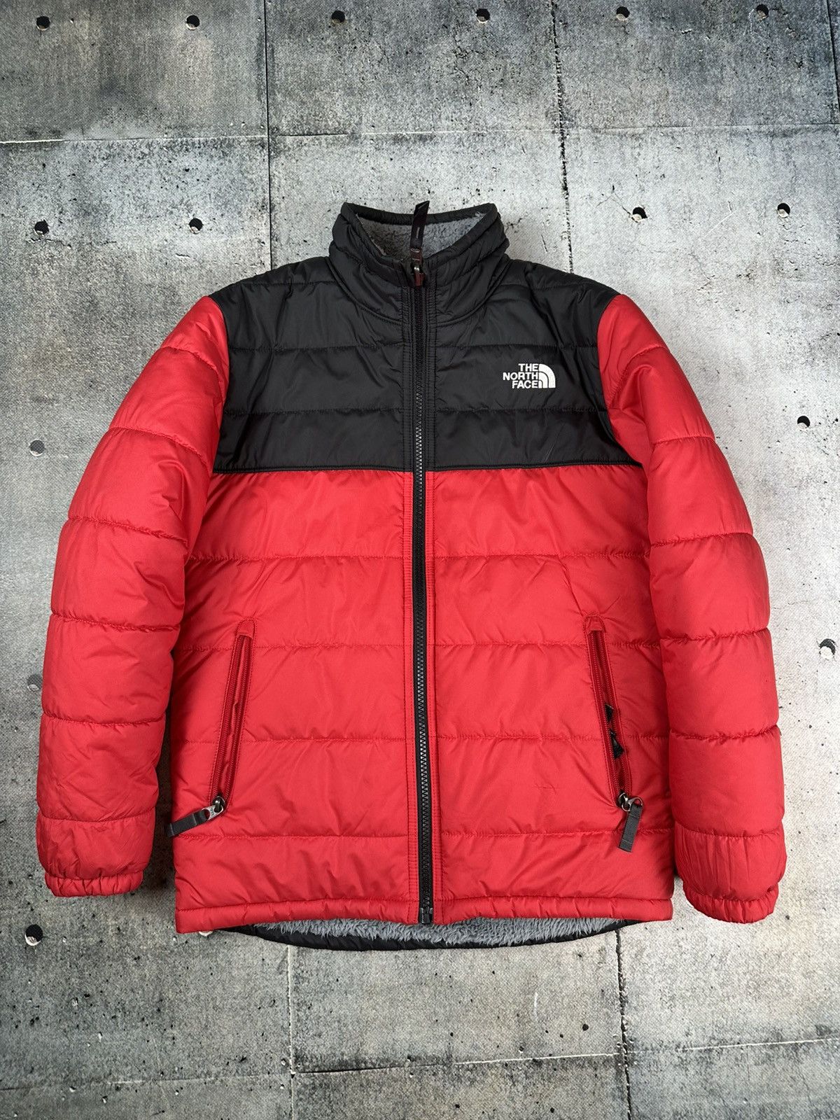 The North Face The North Face Reversible Fleece Jacket Polar Nuptse Size XS / US 0-2 / IT 36-38 - 4 Thumbnail