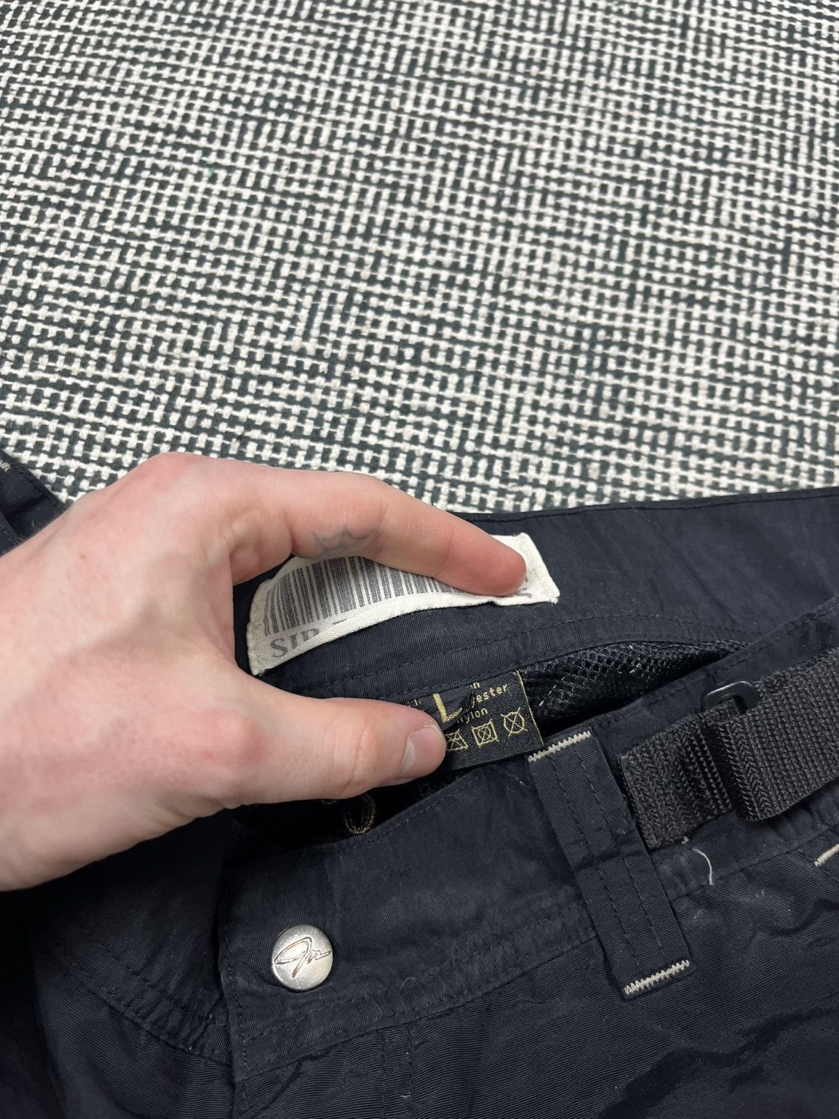 Japanese Brand Baggy parachute sir benni miles cargo trousers nylon y2k Size US 32 / EU 48 - 5 Thumbnail