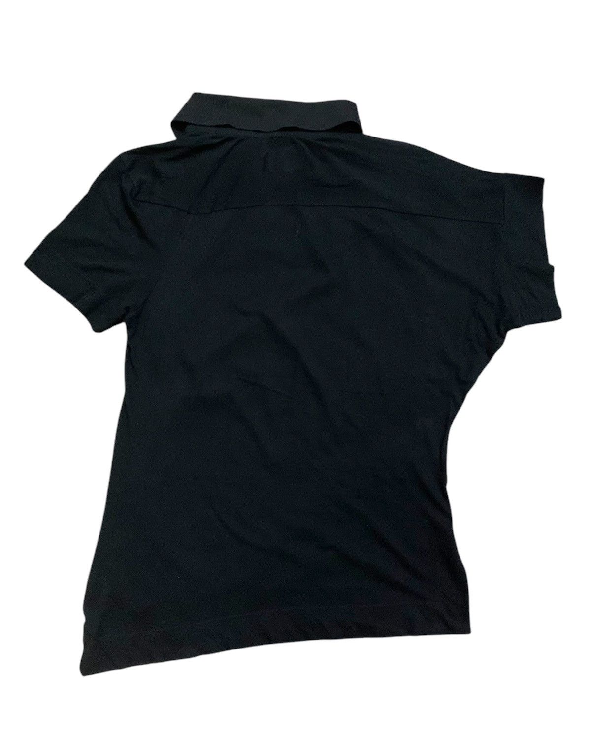 Vivienne Westwood 💥Final💥Vivienne Westwood Asymmetric Super Black Polo Shirt Size M / US 6-8 / IT 42-44 - 3 Thumbnail