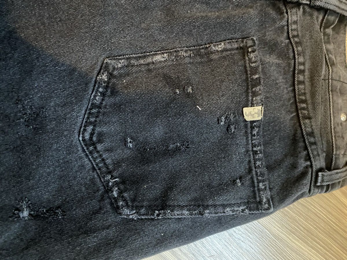 Vintage custom made flared jeans shorts, jorts, avantgarde, archive Size US 31 - 7 Thumbnail