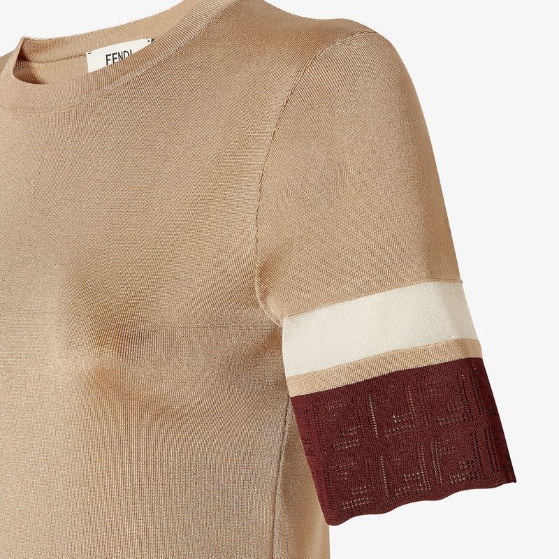 Fendi o1s1wg110326 Jumper in Beige Size S / US 4 / IT 40 - 3 Thumbnail