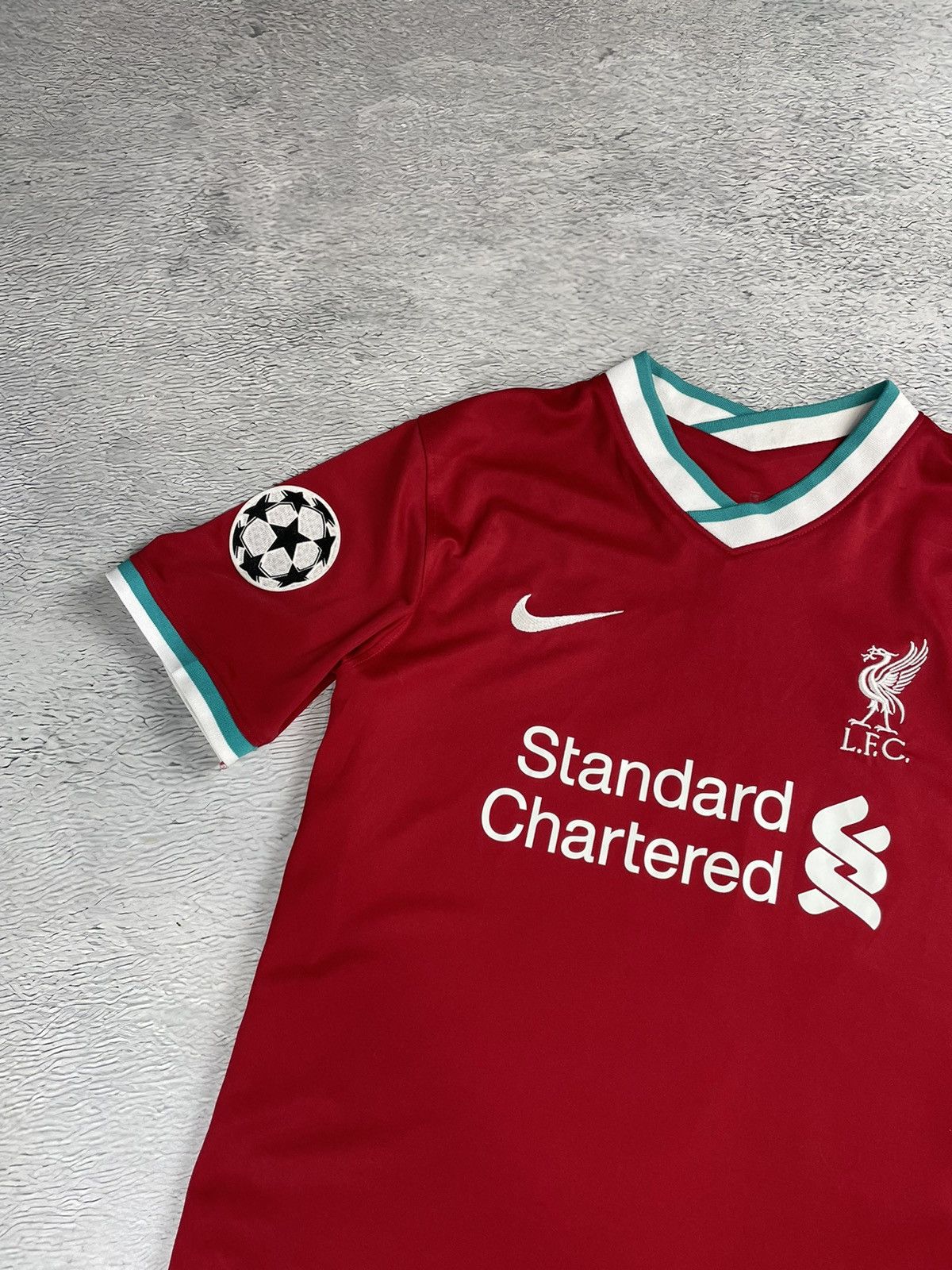 Nike × Vintage DIOGO J. Liverpool 2020/21 Nike Champions League Jersey y2k Size US M / EU 48-50 / 2 - 4 Thumbnail