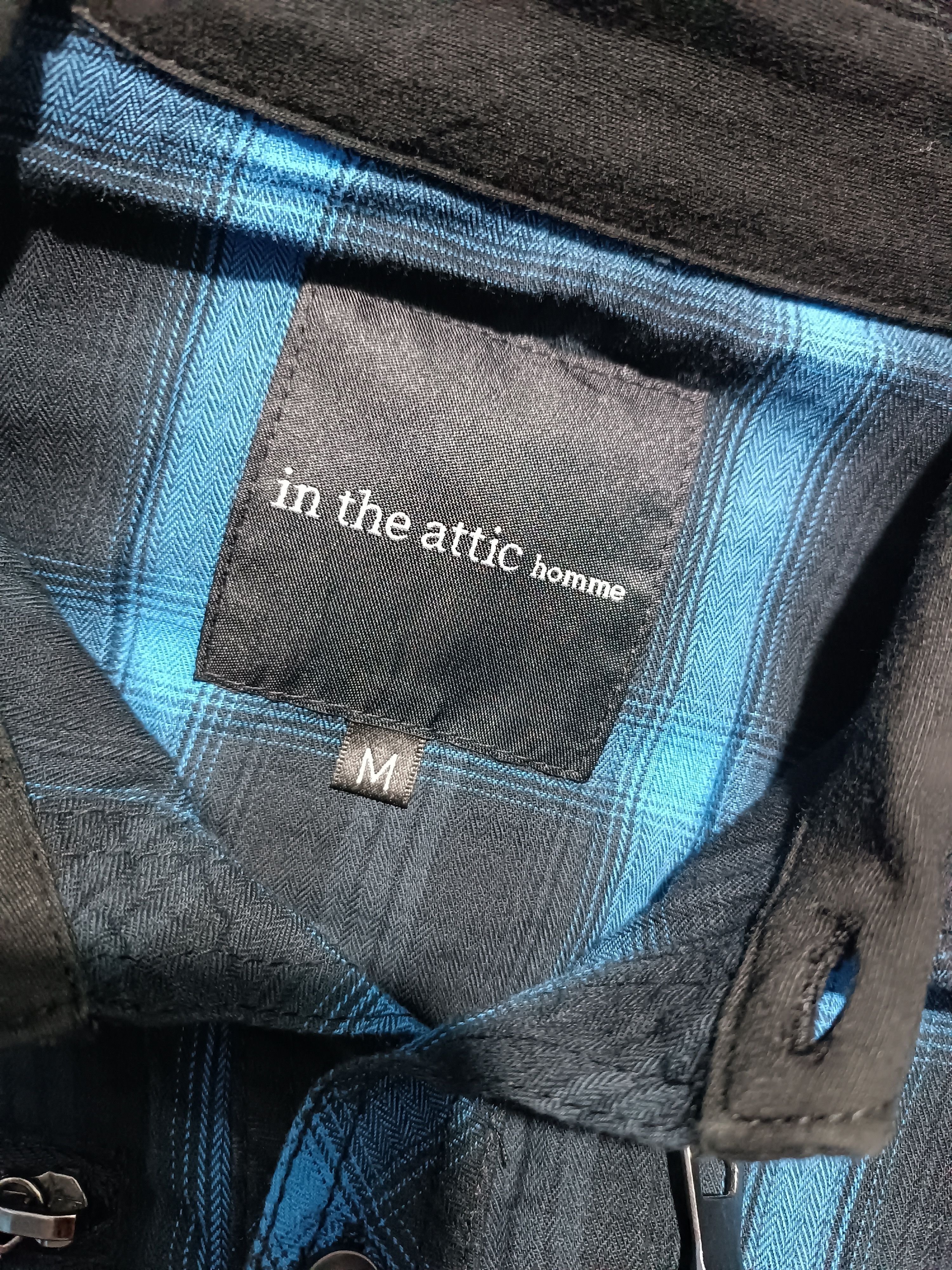In The Attic In The Attic Check Blue Black Shirt Size US M / EU 48-50 / 2 - 8 Thumbnail