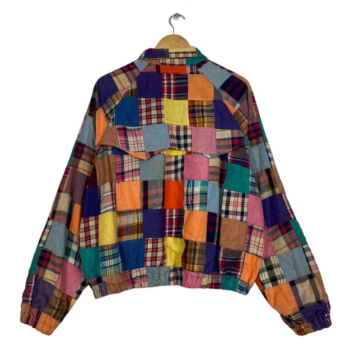 Issey Miyake × Japanese Brand 💥🔥MULTICOLOUR PATCHWORK JAPANASE ZIPPER JACKET Size US M / EU 48-50 / 2 - 10 Thumbnail