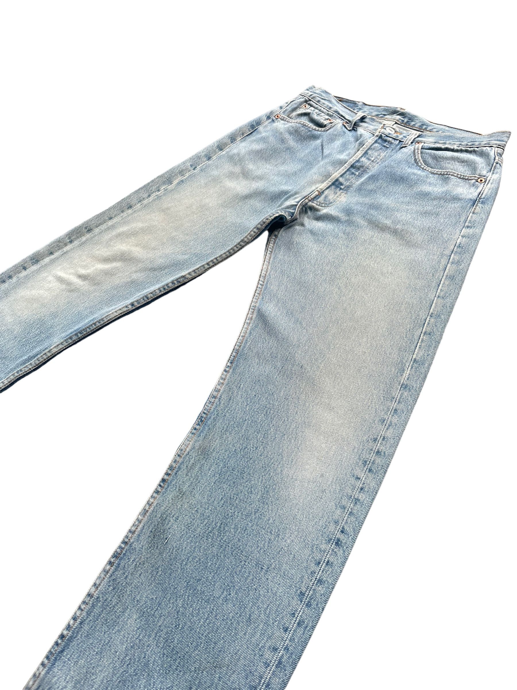 Levi's Vintage 1992 Levis 501 e USA Faded Distresed Size US 32 / EU 48 - 2 Thumbnail