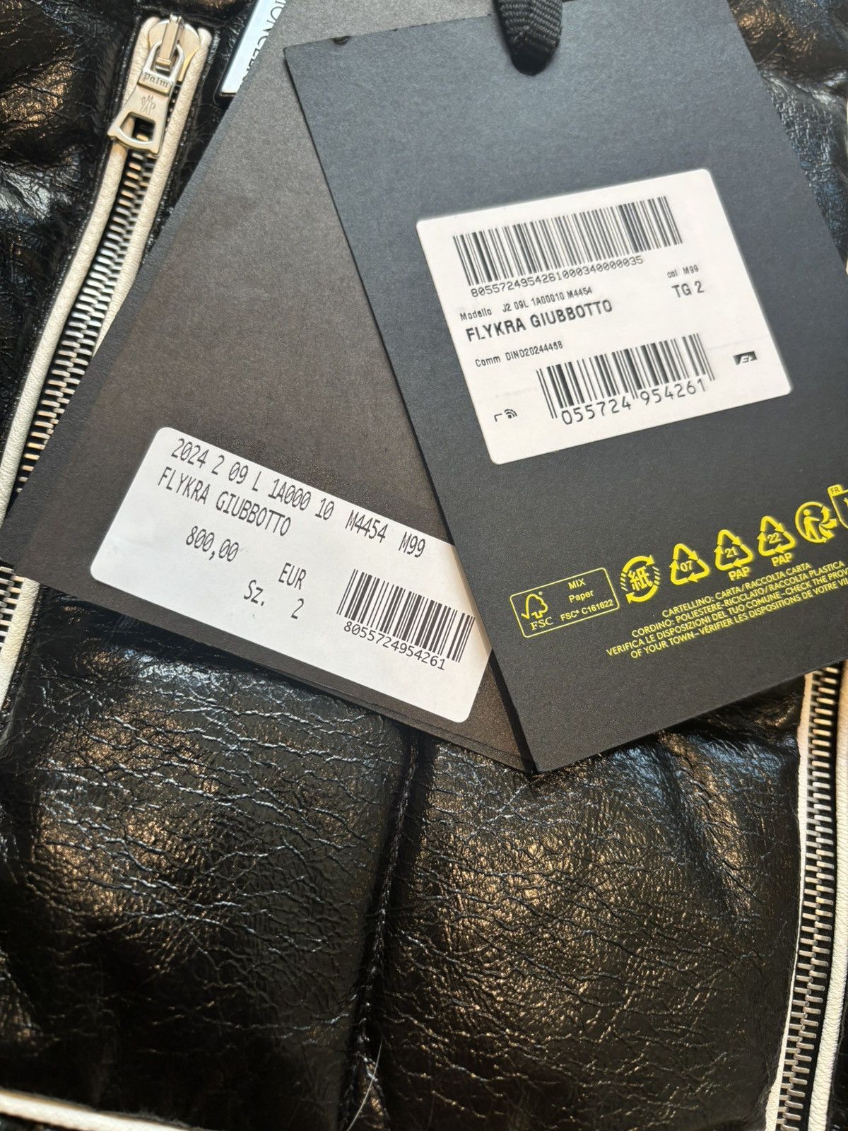 Moncler × Palm Angels MONCLER X PALM ANGELS FLYKRA SHORT DOWN GIUBOTTO JACKET Size M / US 6-8 / IT 42-44 - 9 Thumbnail