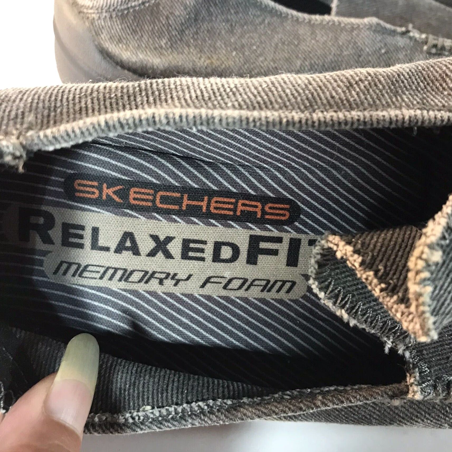 SKECHERS Skechers Loafers Mens Size 10 Gray Casual Slip On Memory Foam Comfort Size US 10 / EU 43 - 5 Thumbnail