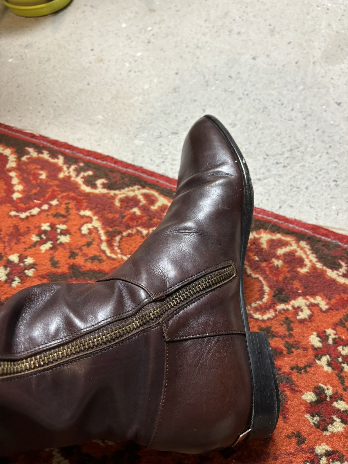 Designer × Roberto Botticelli × Vintage Vintage brown Roberto Botticelli handmade leather boots Size US 7 / IT 37 - 4 Thumbnail