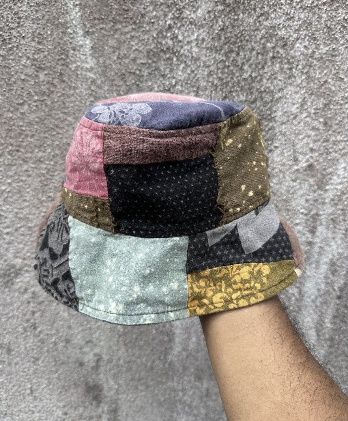 Japanese Brand VTG Patchwork Style Kapital Hat Size ONE SIZE - 1 Thumbnail