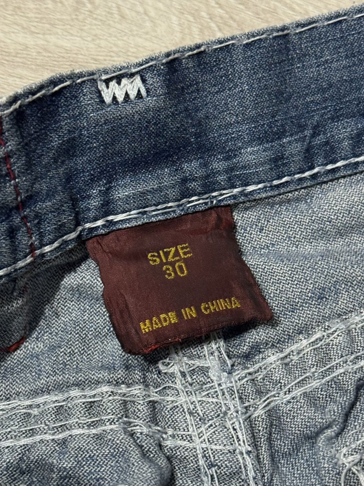True Religion 🔷Vintage True Religion Distressed Y2K Crazy Jeans🔷 Size US 30 / EU 46 - 10 Thumbnail