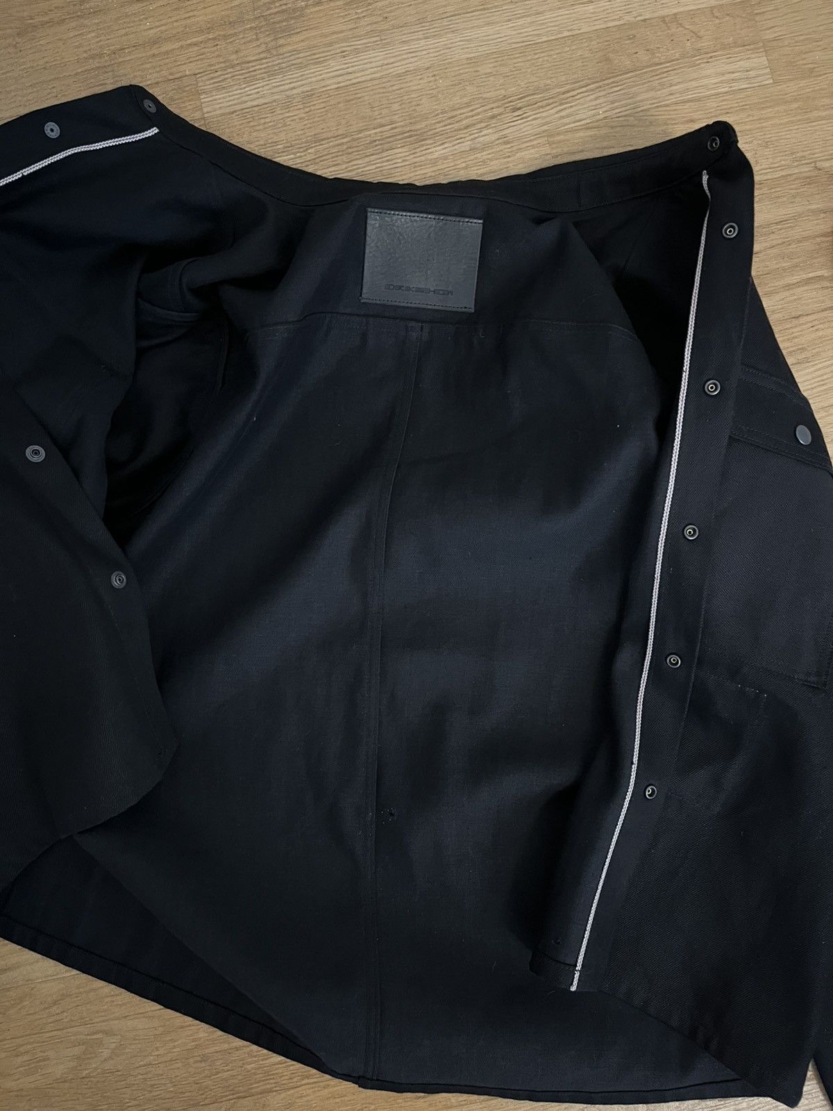 Rick Owens Drkshdw Rick owens made in japan cropped Outershirt selvedge Size US XL / EU 56 / 4 - 6 Thumbnail
