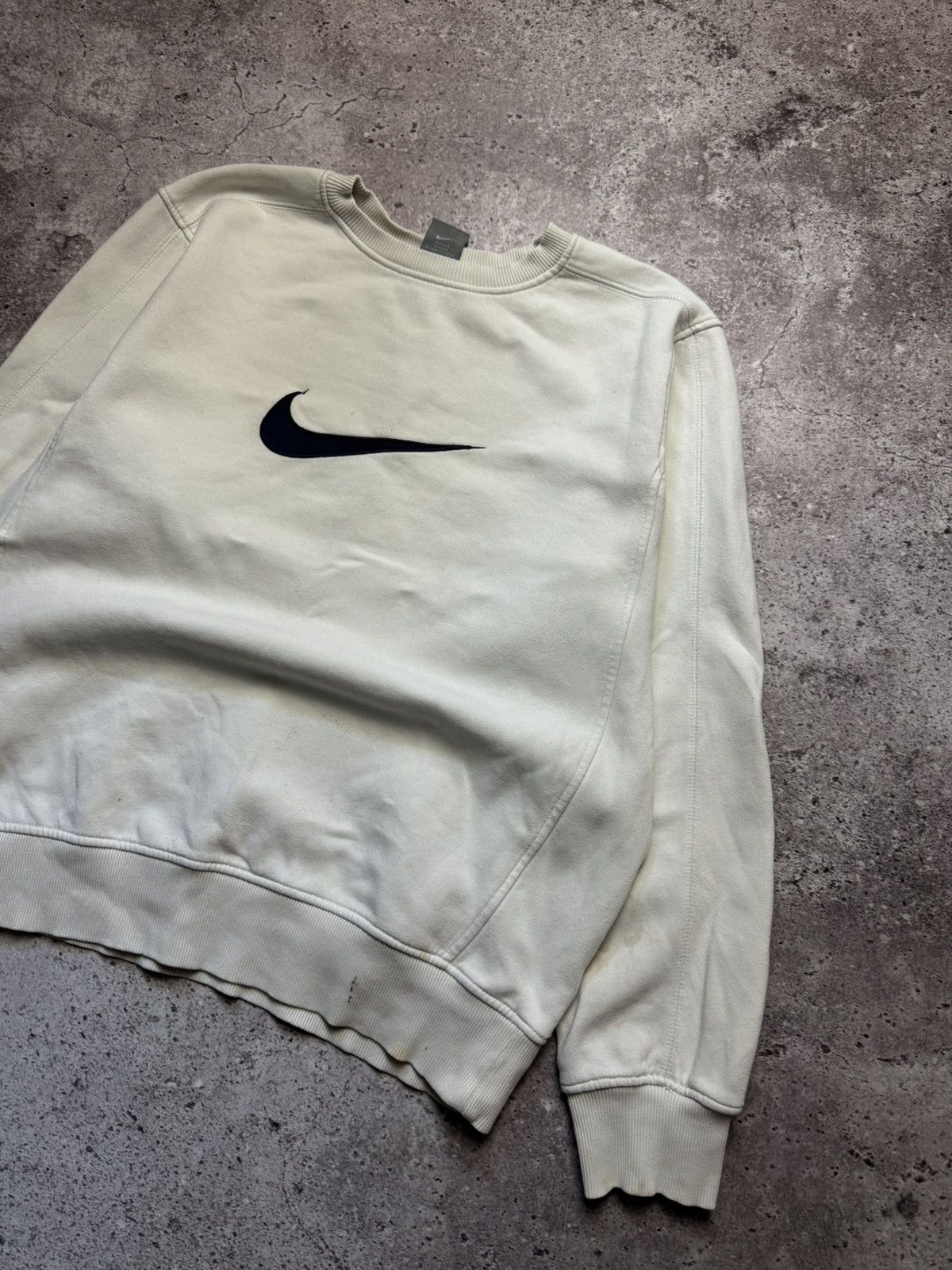 Nike Vintage Nike 90s y2k Big Swoosh Sweatshirt hoodie Size US L / EU 52-54 / 3 - 2 Thumbnail