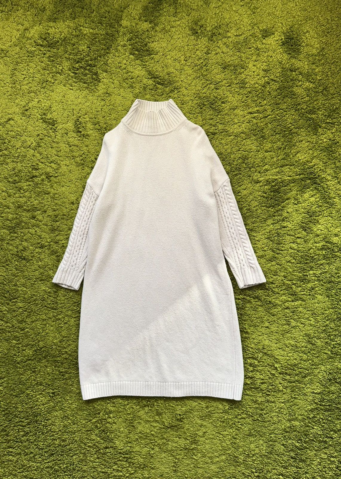 Max Mara Max Mara Weekend 100% wool cable knit dress tunic Size L / US 10 / IT 46 - 1 Thumbnail