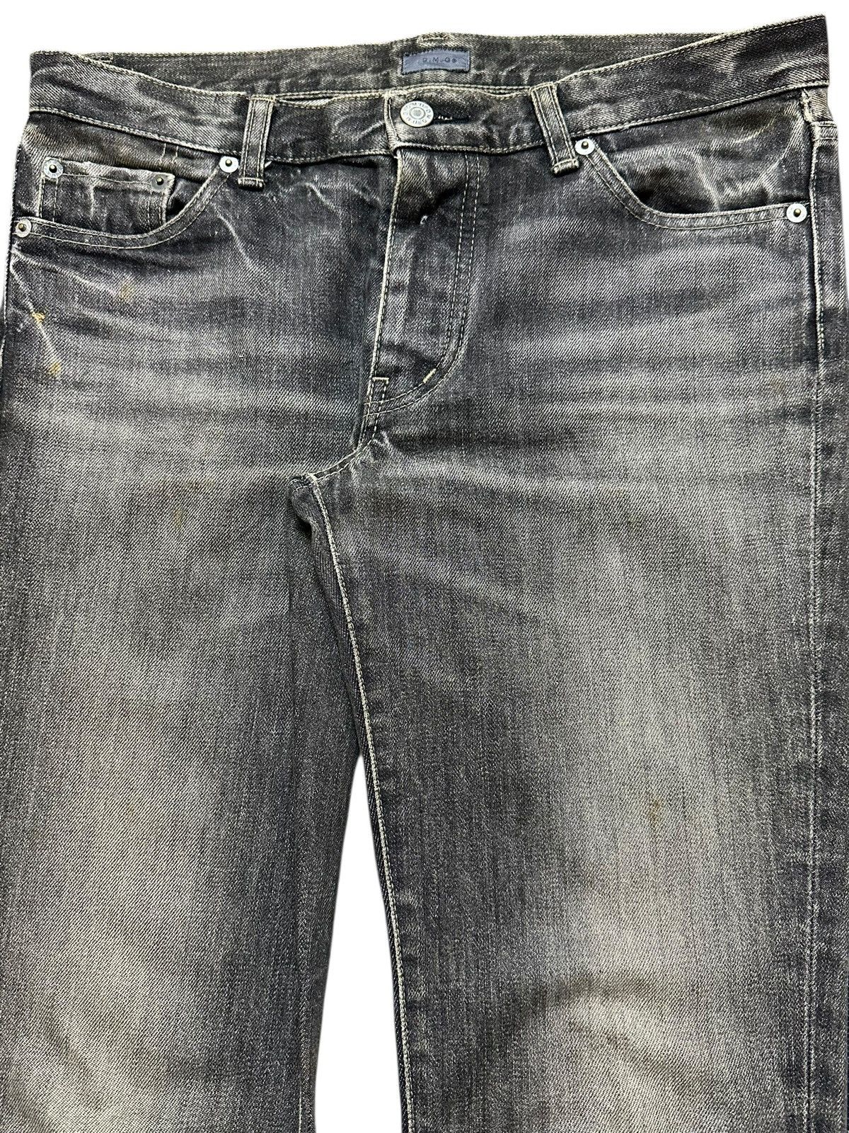 14th Addiction Vintage Japanese Brand Faded Stone Wash Style Bootcut Jeans Size US 31 - 4 Thumbnail